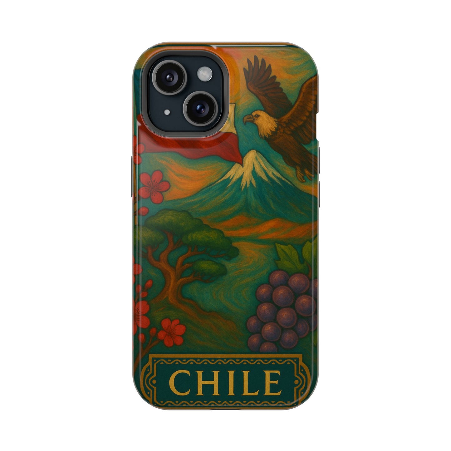 "Funda Magnética Reforzada Magnética Reforzada Chile: Naturaleza Indómita y Horizontes Eternos 🏔️🍇🏜️"