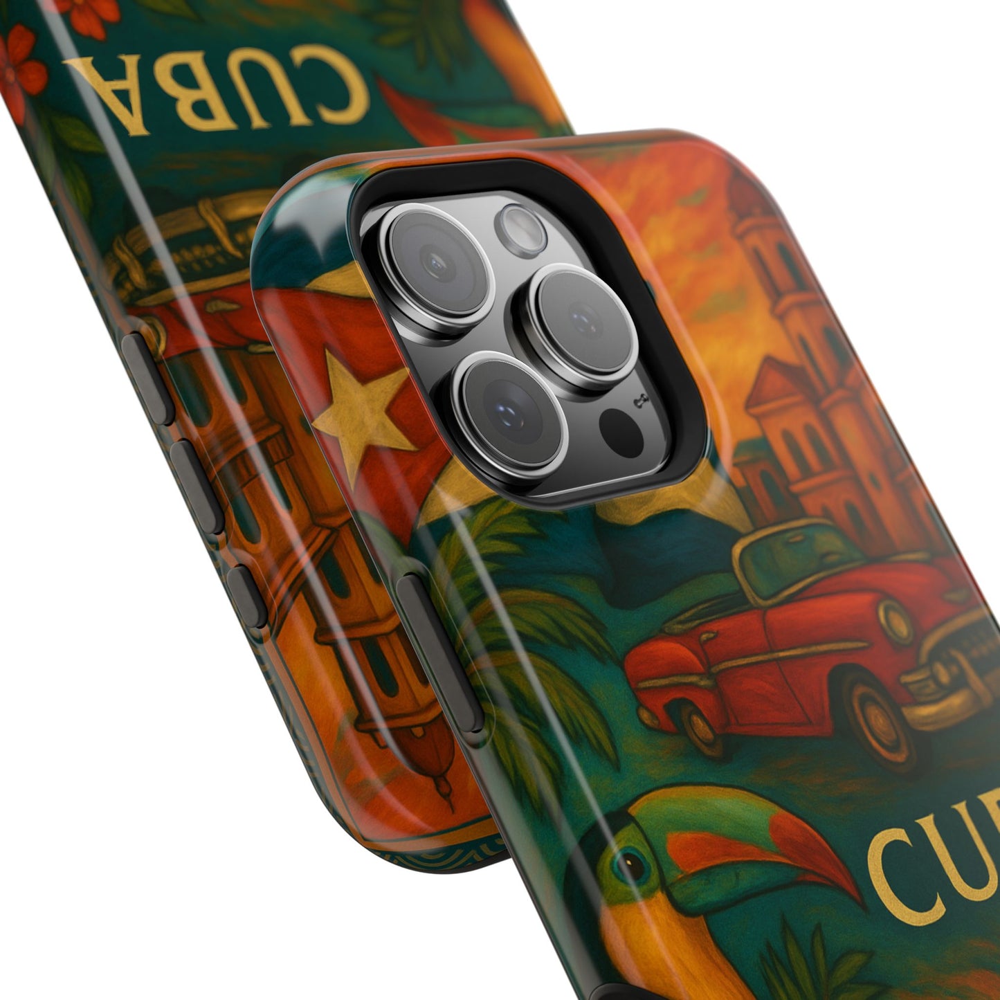 "Reinforced Magnetic Case Reinforced Magnetic Case Cuba: Rhythm, History and Caribbean Charm 🎺🚗🌴"