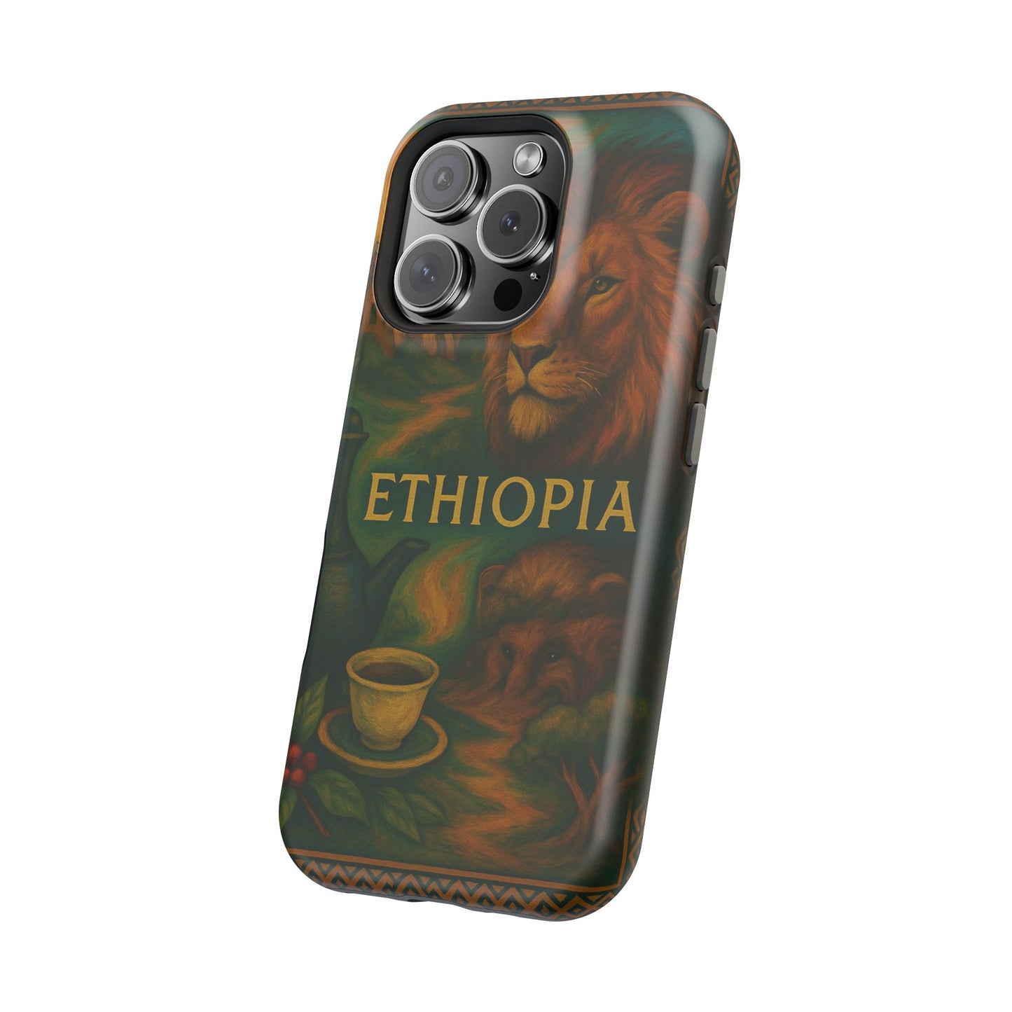 "Reinforced Magnetic Case Ethiopia – Sacred Land and Ancestral Soul"