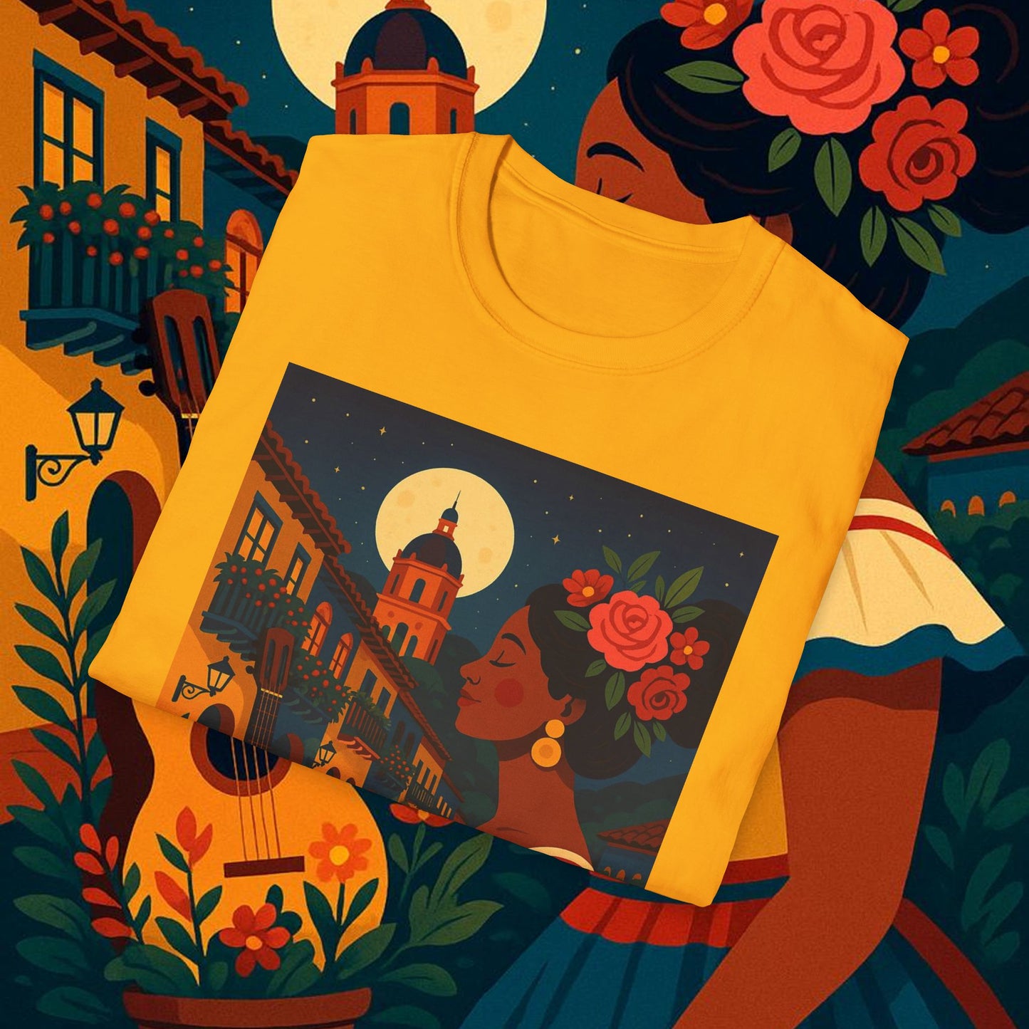 "Camiseta Colombia: Magia de Colores, Café y Tradición ☕🎨🌄"