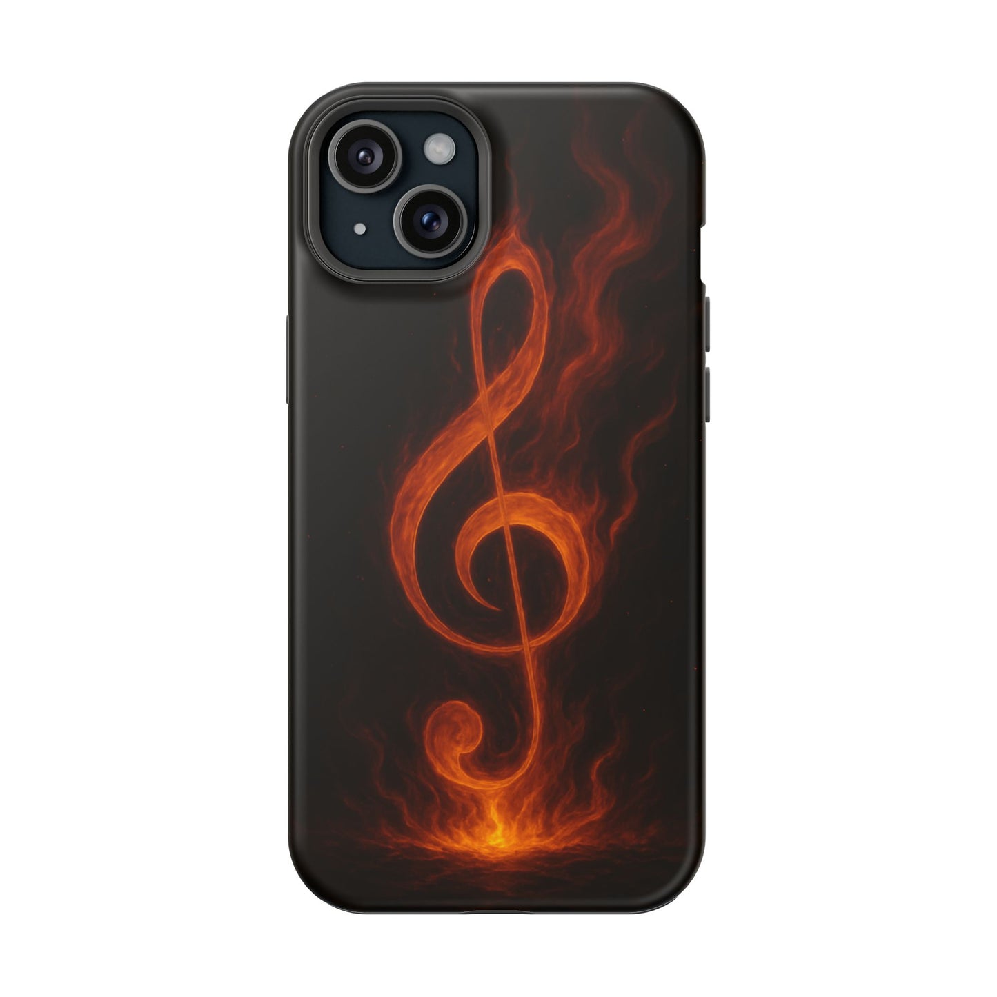 "Reinforced Magnetic Case Reinforced Magnetic Treble Clef 🎼🔥Where a note is born... a flame is born.” 🔥🎼