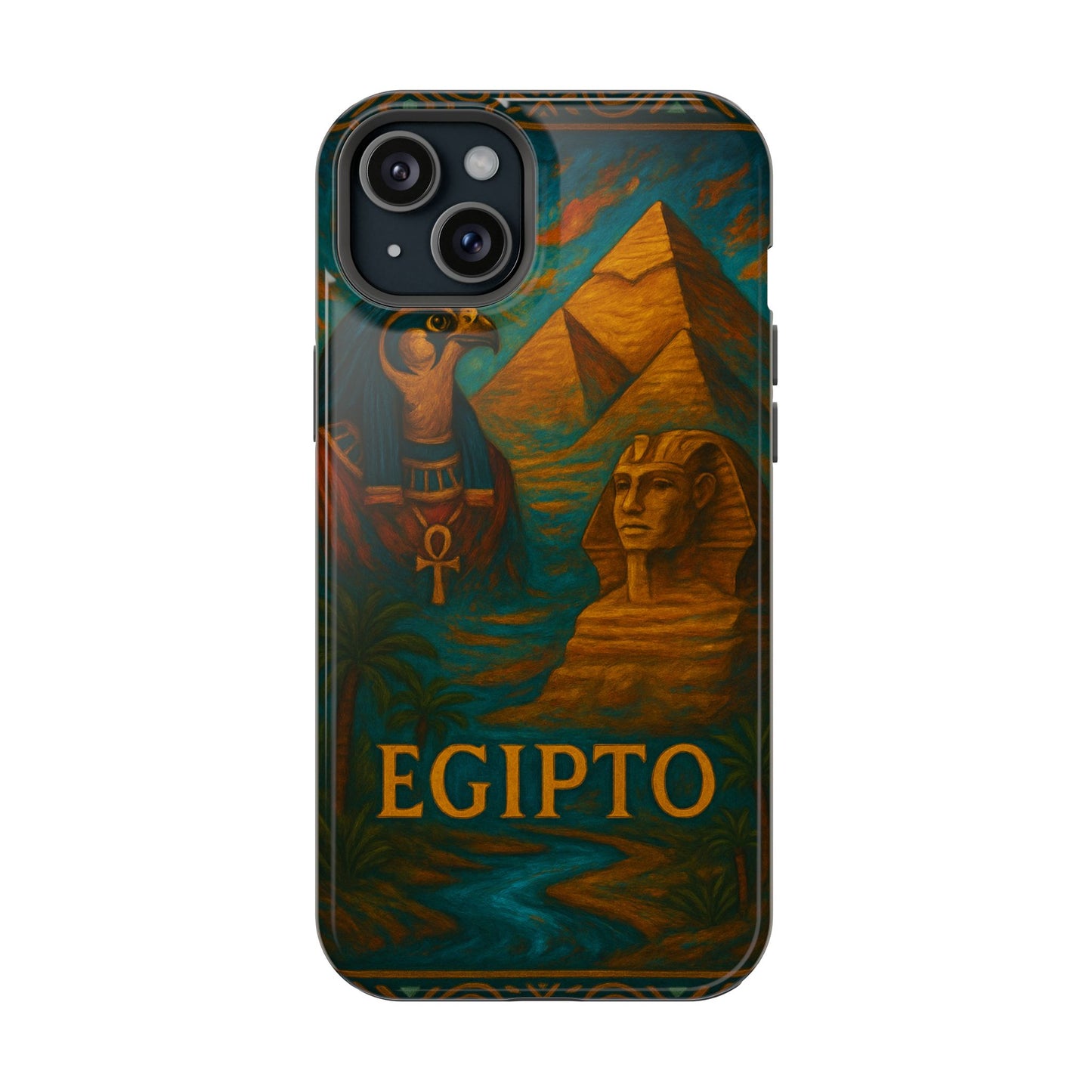 "Funda Magnética Reforzada Egipto Misterio Dorado del Nilo 🏺🌅🐫
