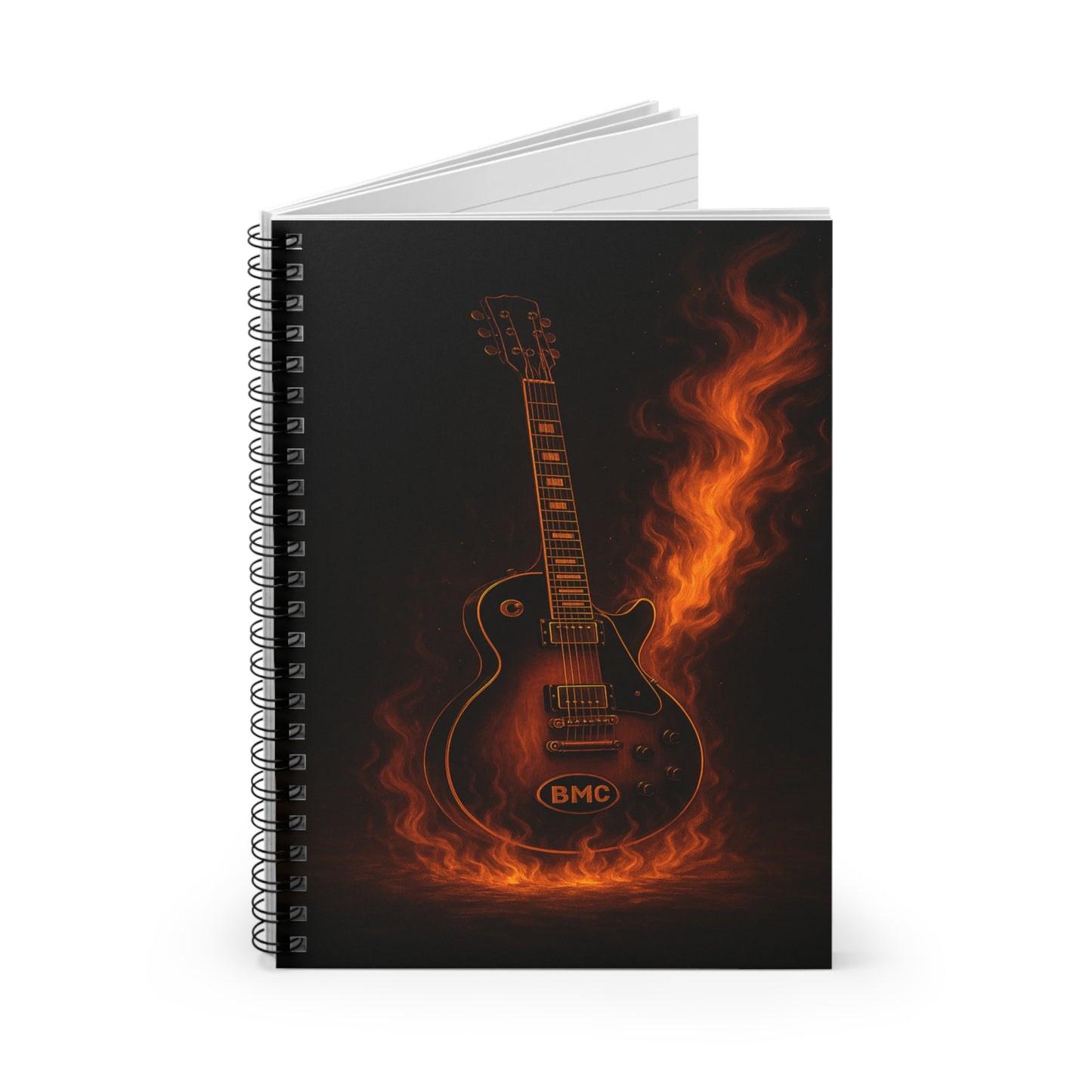 "libreta Guitarra 🎸🔥Donde vibra una cuerda, nace una llamarada.” 🔥🎸