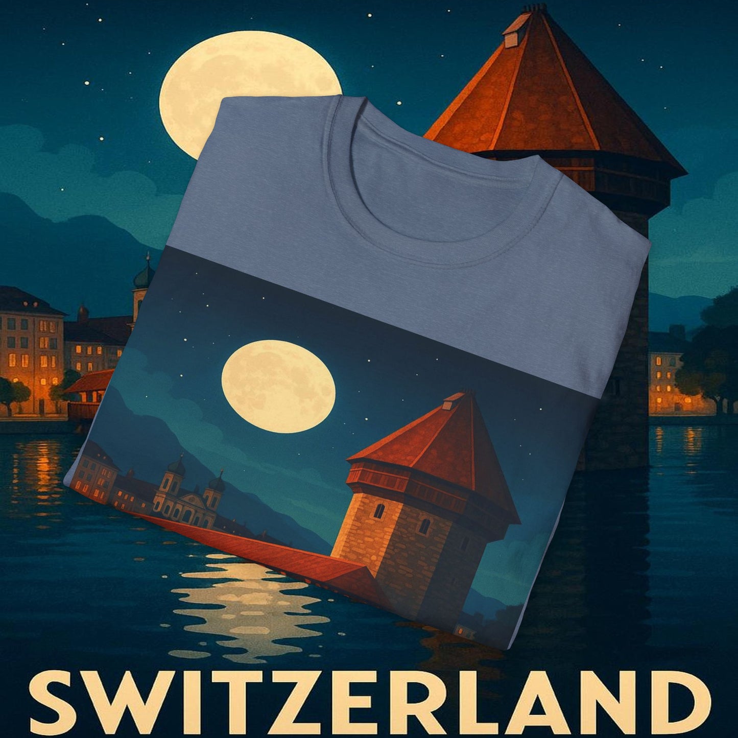 "Camiseta suiza❄️ – Tierra de montañas majestuosas y precisión legendaria"