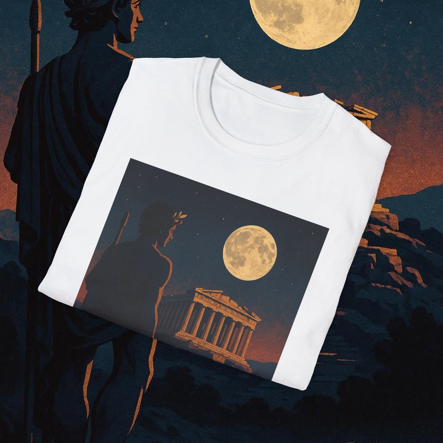 "Camiseta Grecia: Cuna de Dioses, Maravillas y Filosofía 🌊🏛️⚡"