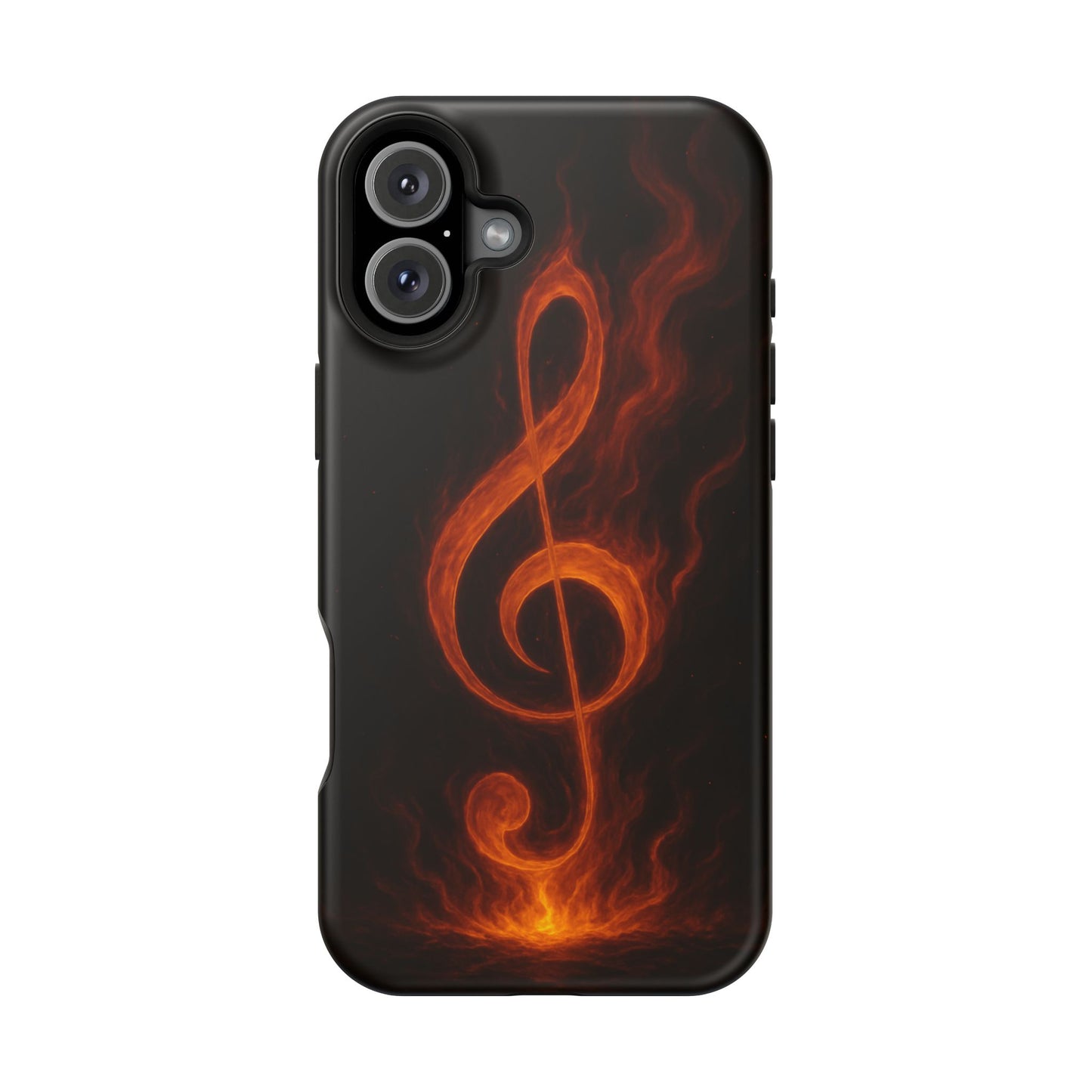 "Reinforced Magnetic Case Reinforced Magnetic Treble Clef 🎼🔥Where a note is born... a flame is born.” 🔥🎼