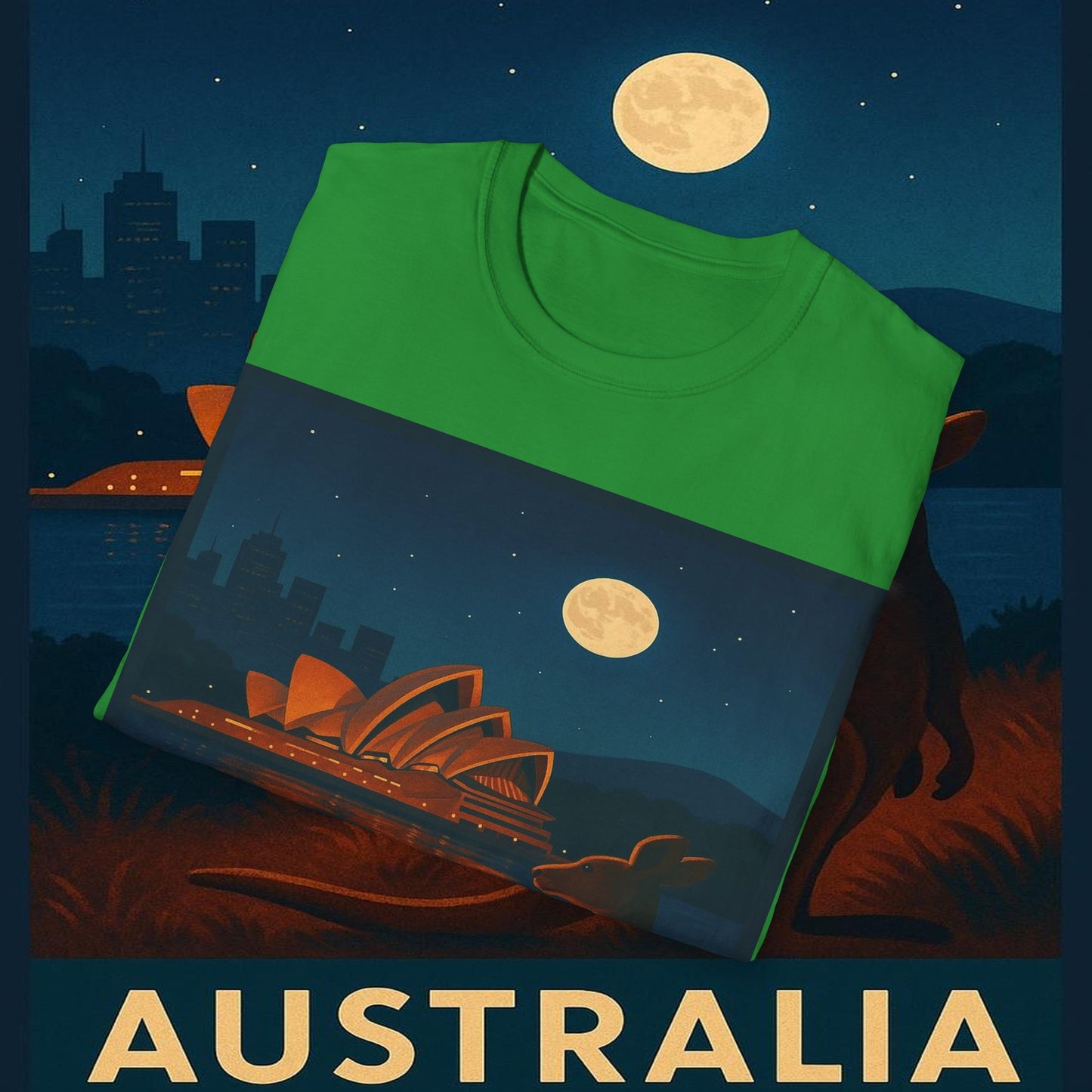 "Camiseta Australia 🌞 – Tierra de maravillas naturales y espíritu libre"