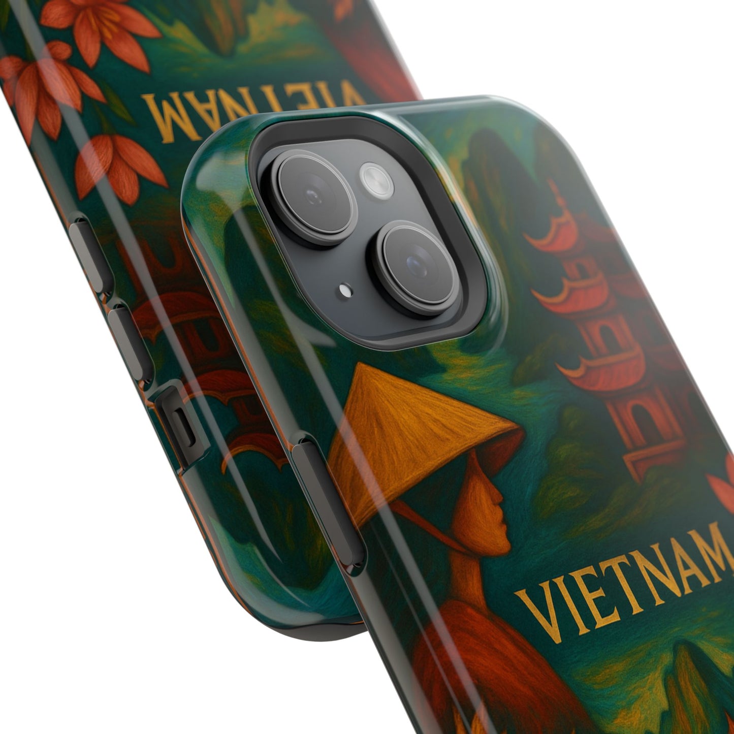 "Reinforced Magnetic Case Vietnam: Tradition, Nature and Ancestral Legends 🎋🏯🐉"