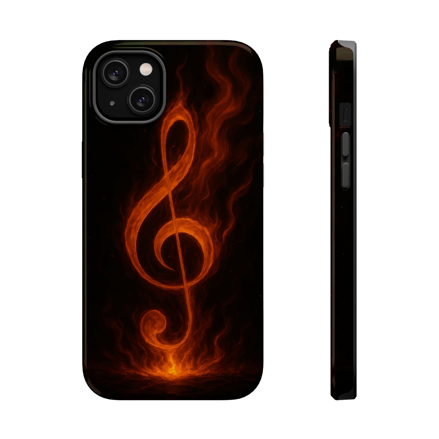 "Reinforced Magnetic Case Reinforced Magnetic Treble Clef 🎼🔥Where a note is born... a flame is born.” 🔥🎼