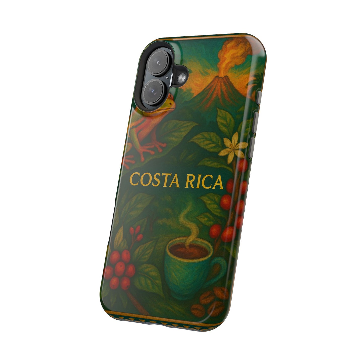 "Funda Magnética Reforzada Magnética Reforzada Costa Rica: Pura Vida entre Volcanes y Selvas 🌋🌴🦜"