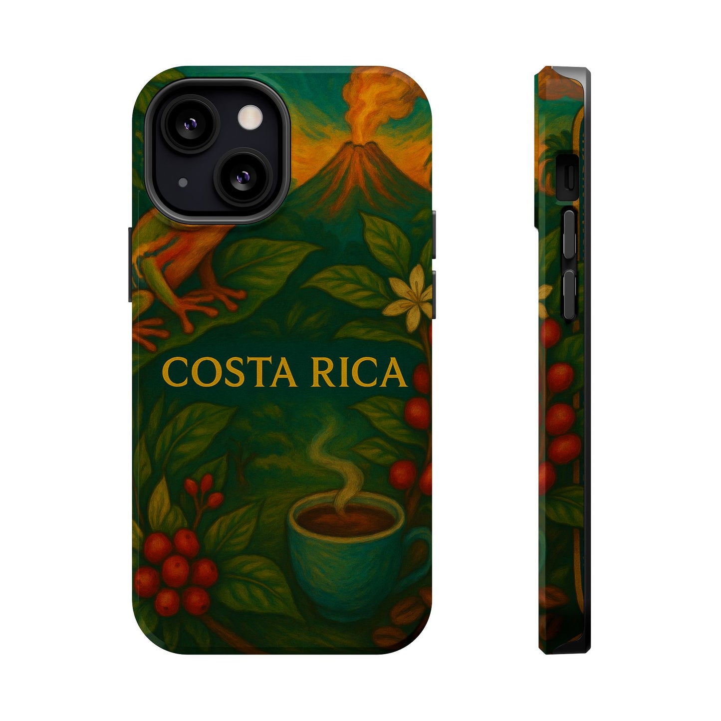 "Funda Magnética Reforzada Magnética Reforzada Costa Rica: Pura Vida entre Volcanes y Selvas 🌋🌴🦜"