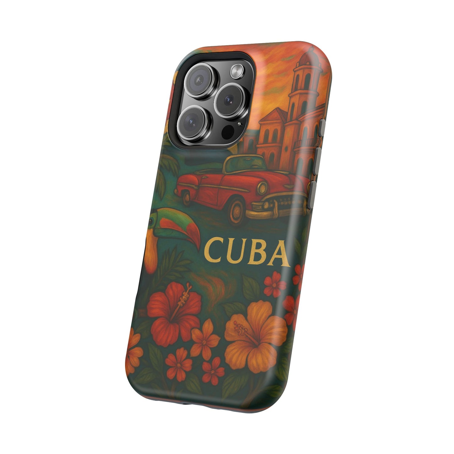 "Reinforced Magnetic Case Reinforced Magnetic Case Cuba: Rhythm, History and Caribbean Charm 🎺🚗🌴"