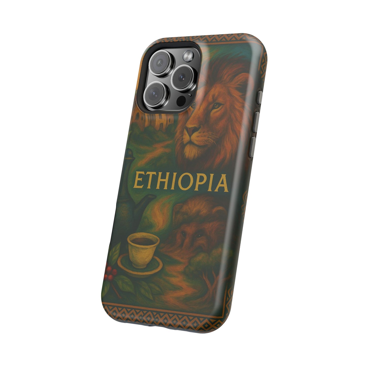 "Reinforced Magnetic Case Ethiopia – Sacred Land and Ancestral Soul"