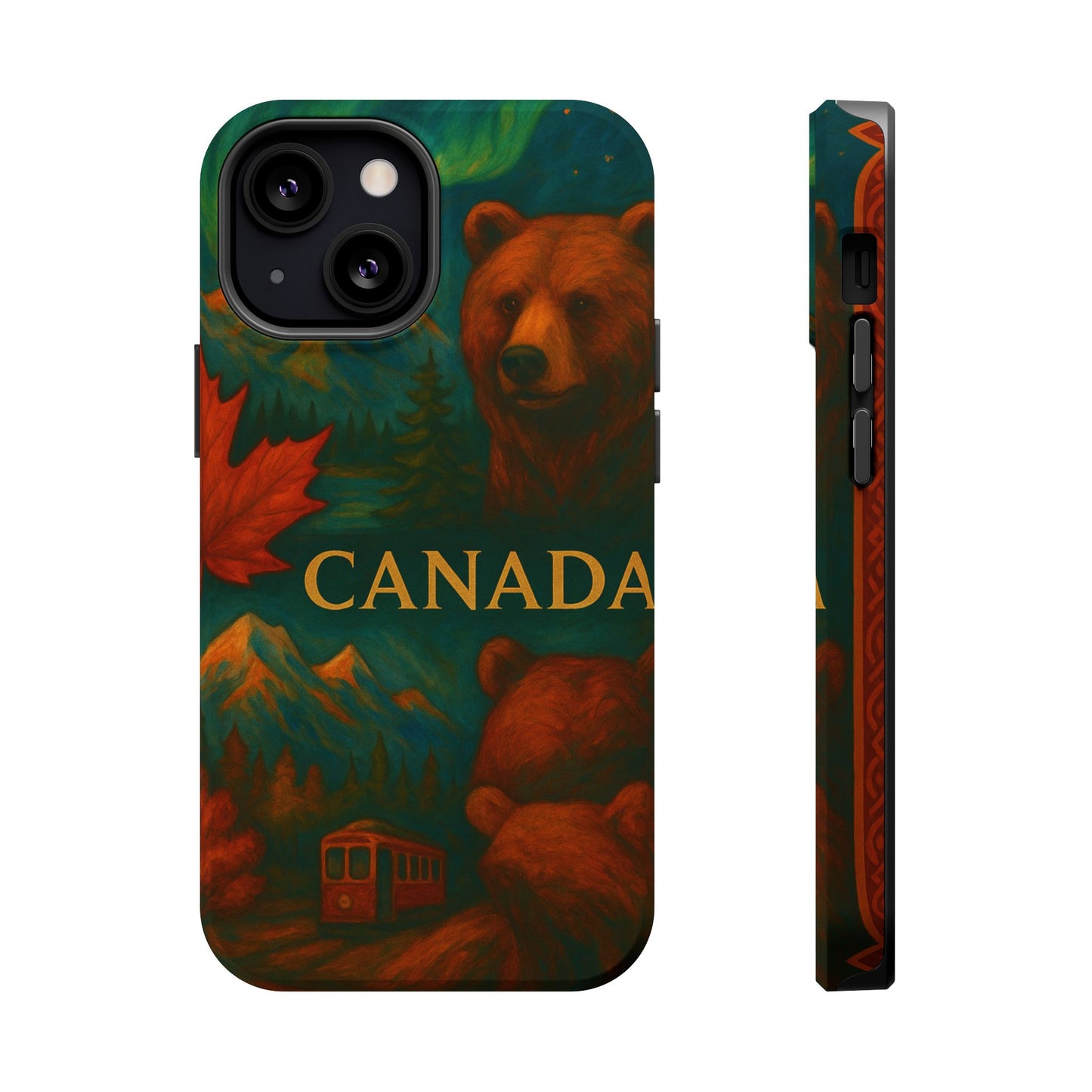 "Funda Magnética Reforzada Magnética Reforzada Canadá: Naturaleza Majestuosa y Espíritu Libre 🍁🏞️🦌"