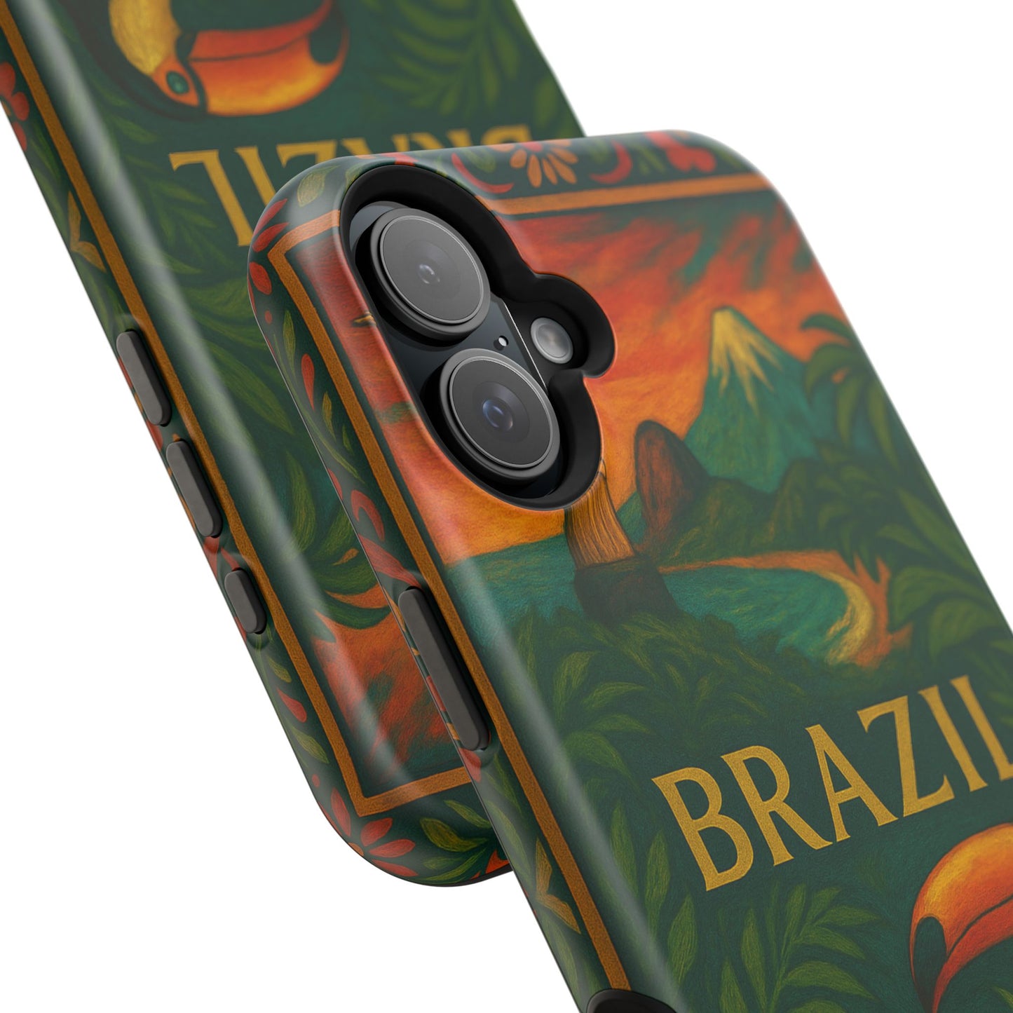 "Funda Magnética Reforzada Magnética Reforzada Brasil: Ritmo, Naturaleza y Alegría Infinita 🎶🌴🏖️"