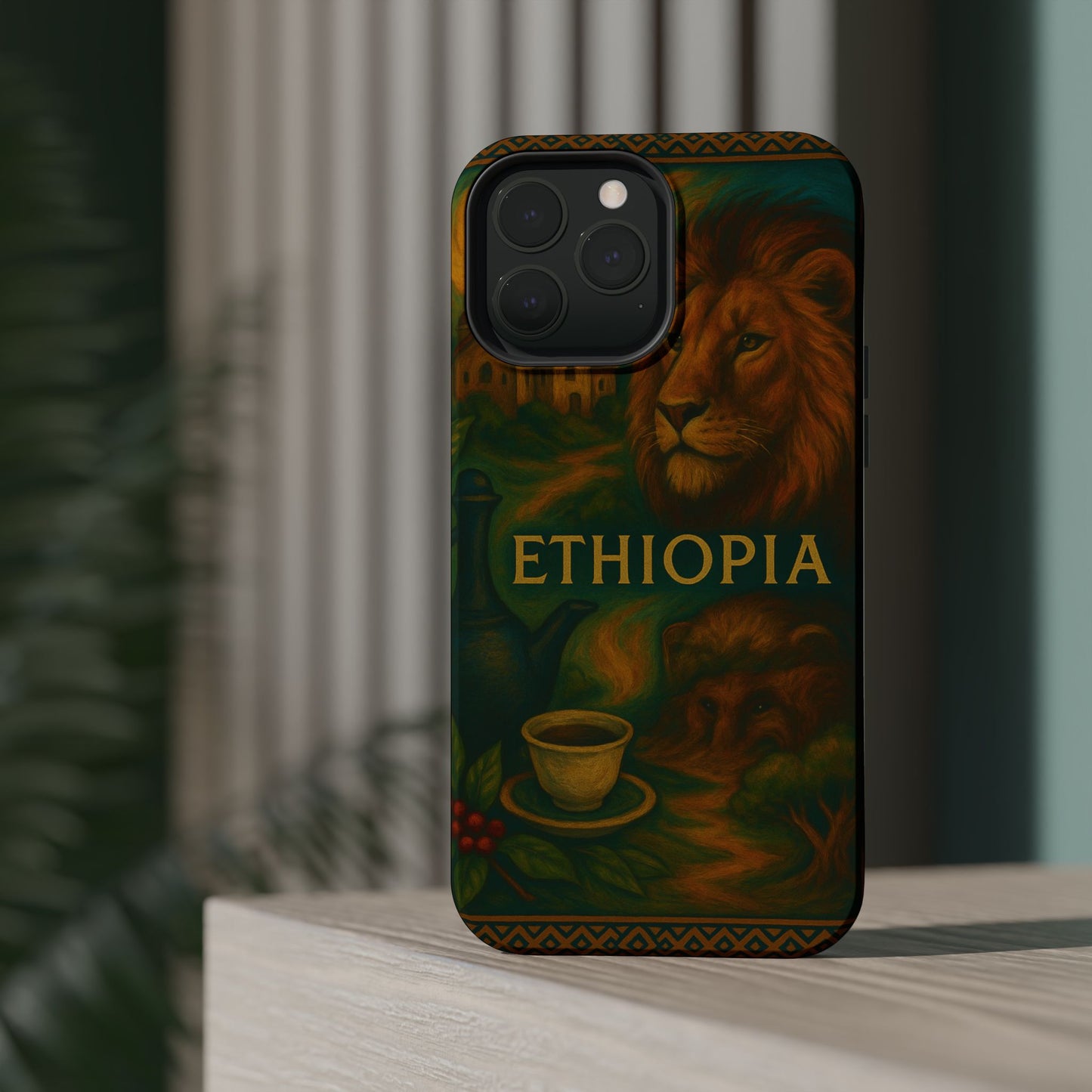 "Reinforced Magnetic Case Ethiopia – Sacred Land and Ancestral Soul"