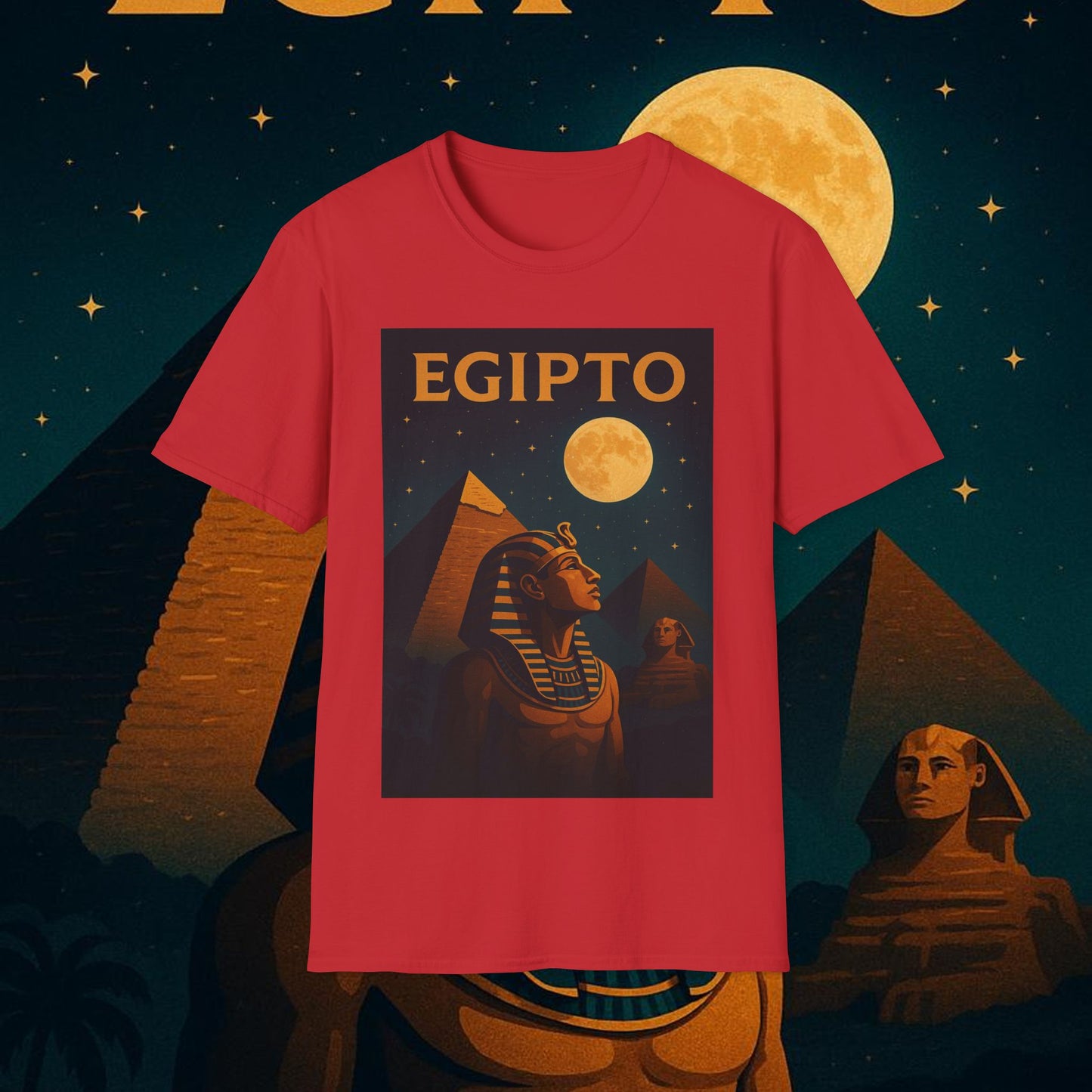 "Camiseta Egipto Misterio Dorado del Nilo 🏺🌅🐫"