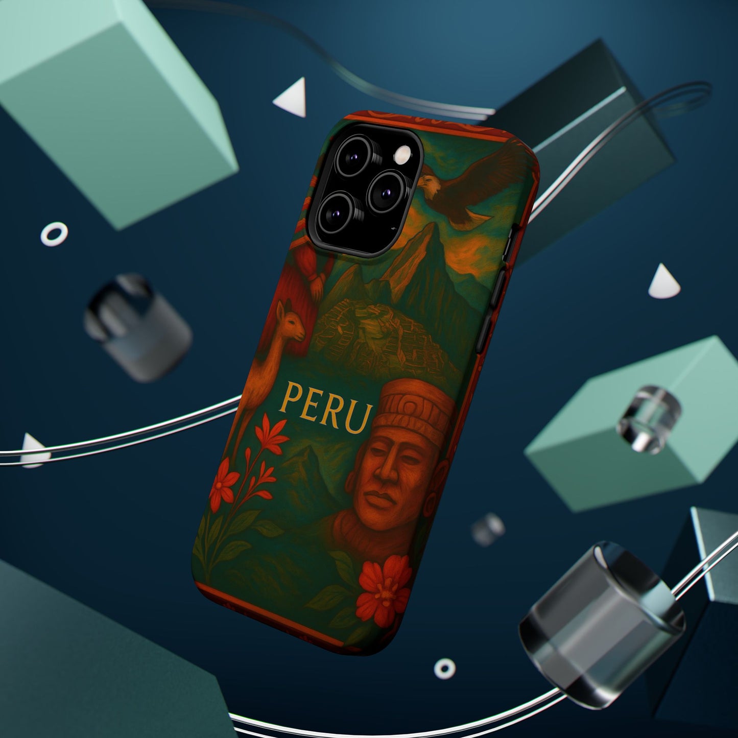 "Funda Magnética Reforzada Perú: Misticismo, Historia y Maravillas Eternas 🏔️🦙🛕"