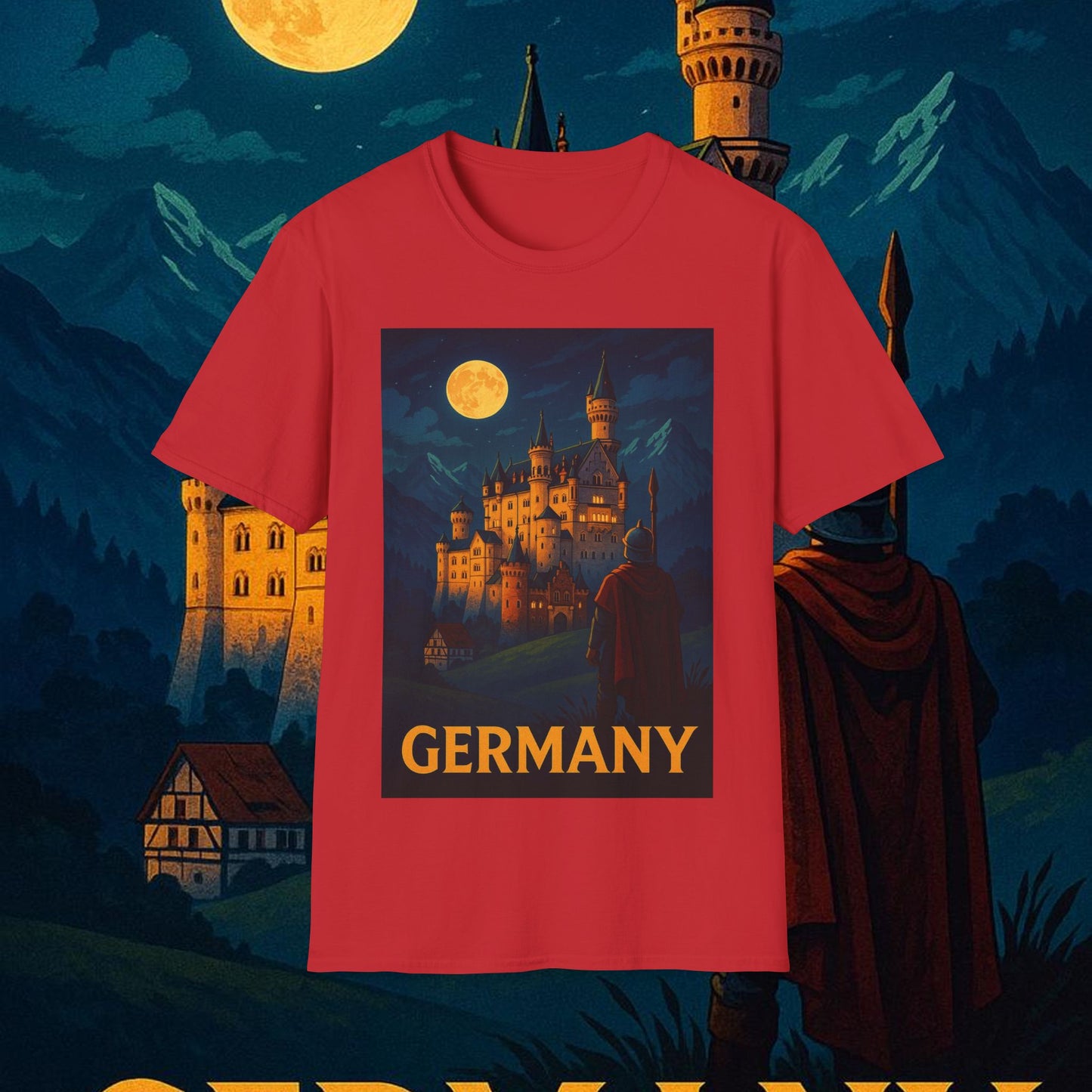 "Camiseta Alemania: Fortaleza, Historia y Tradición 🎖️🏰🍺