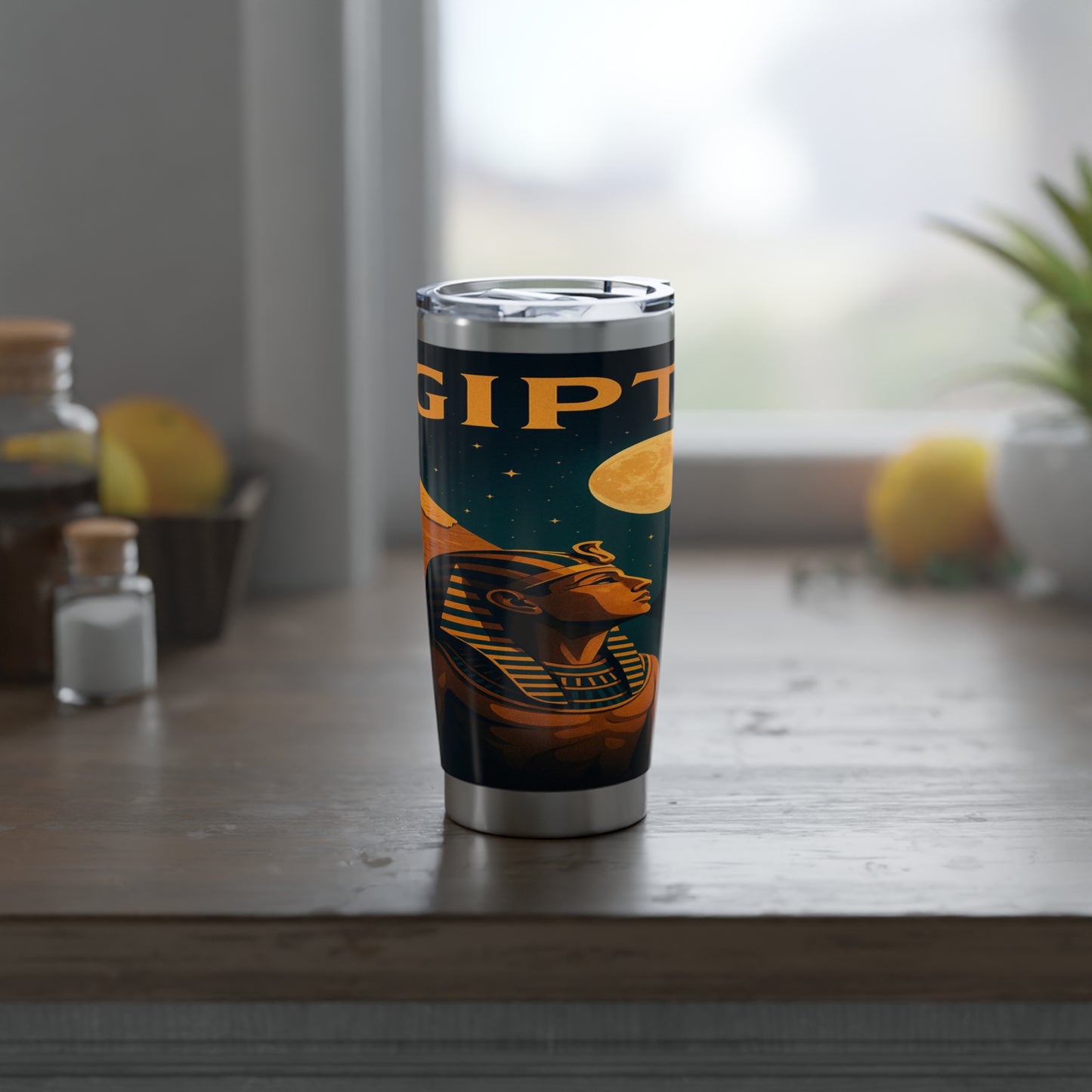 "Vaso Térmico Vagabond 20oz Egipto Misterio Dorado del Nilo 🏺🌅🐫"