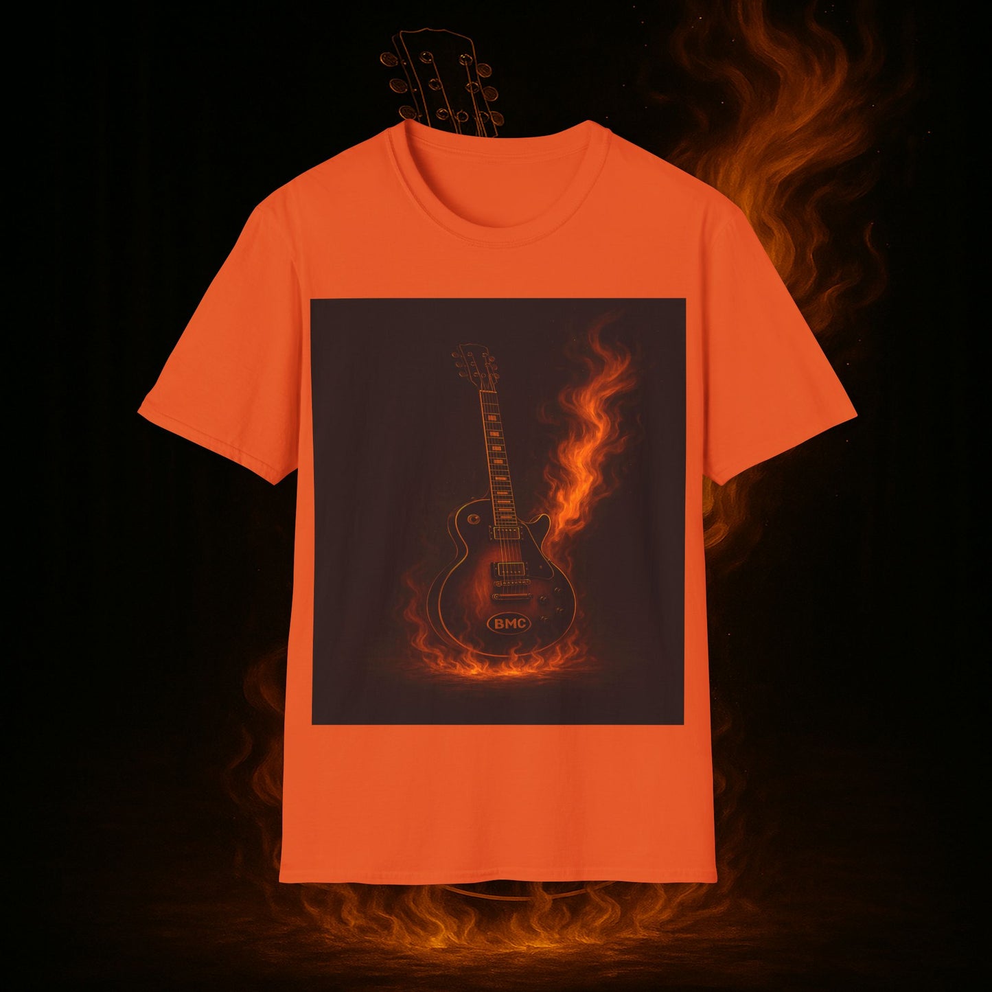"Camiseta guitarra 🎸🔥Donde vibra una cuerda, nace una llamarada.” 🔥🎸