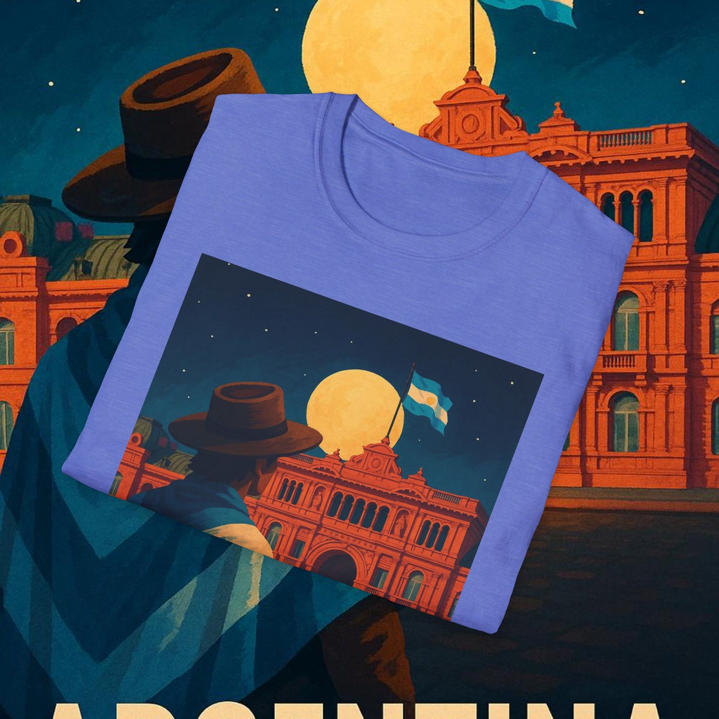 "Camiseta Argentina: Pasión, Tradición y Tierra de Sueños 🇦🇷🔥🏞️"