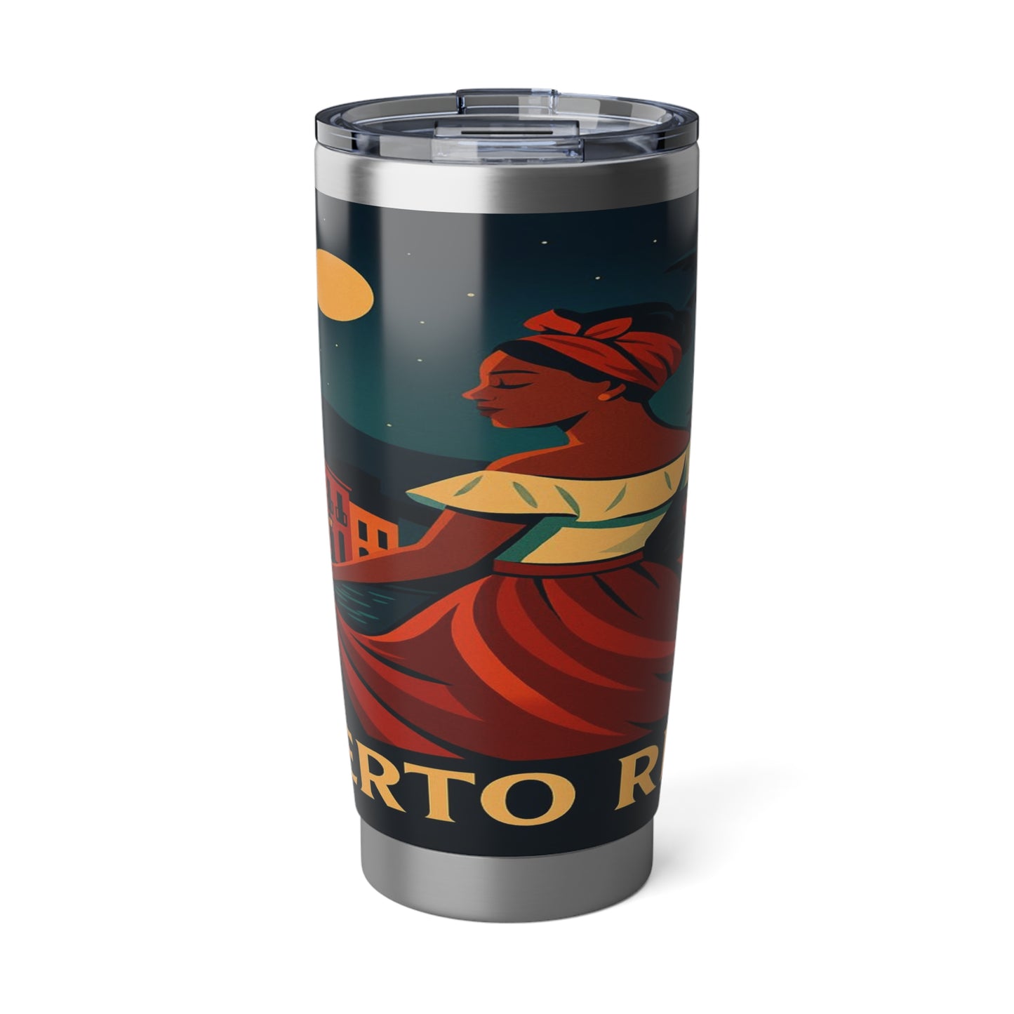 "Vaso Térmico Vagabond 20oz Puerto Rico – Ritmo, alma y color caribeño"