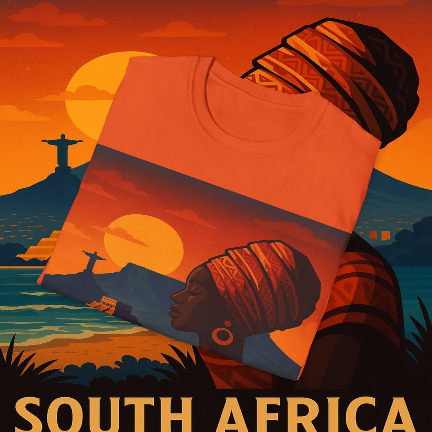 "Camiseta Sudáfrica 🌍 – Un mundo de aventuras y diversidad"