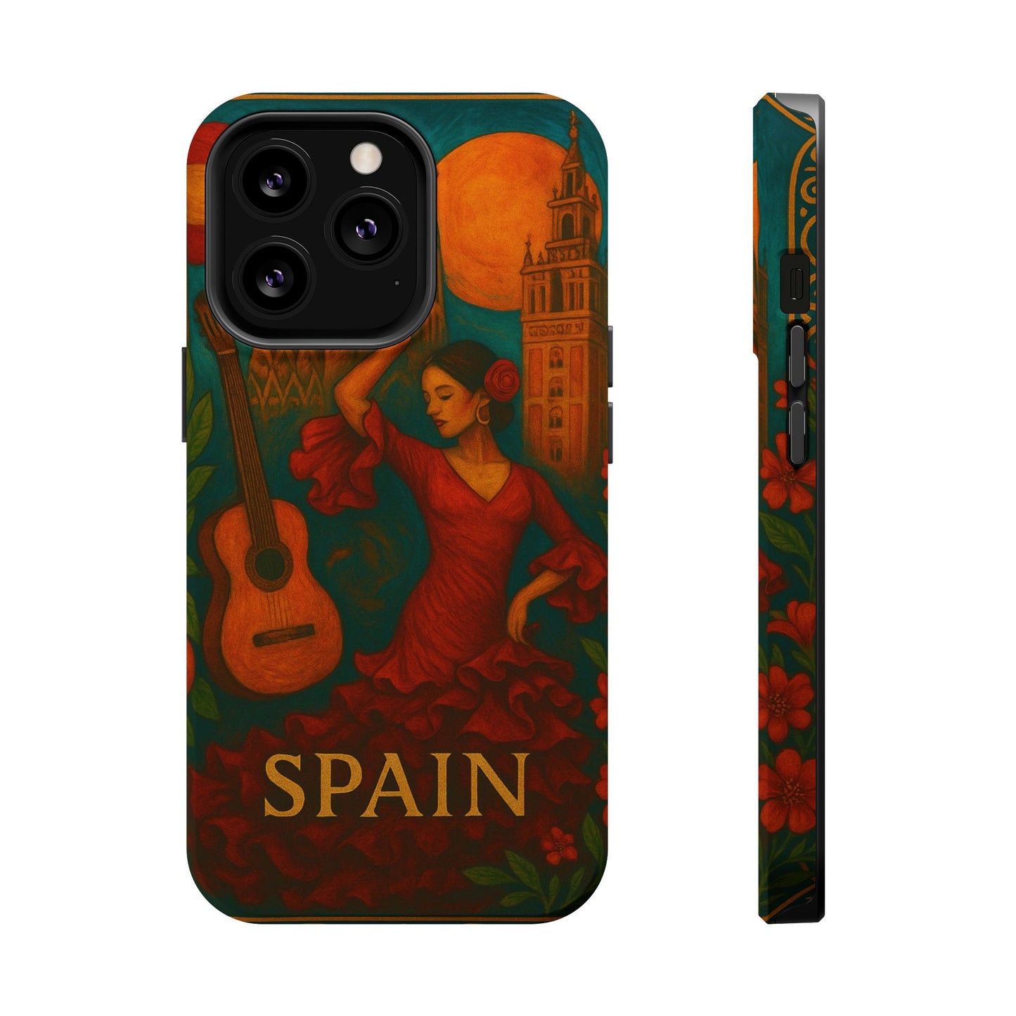 "Funda Magnética Reforzada Magnética Reforzada España: Pasión, Arte y Sabores que Enamoran 🎨💃🍷"