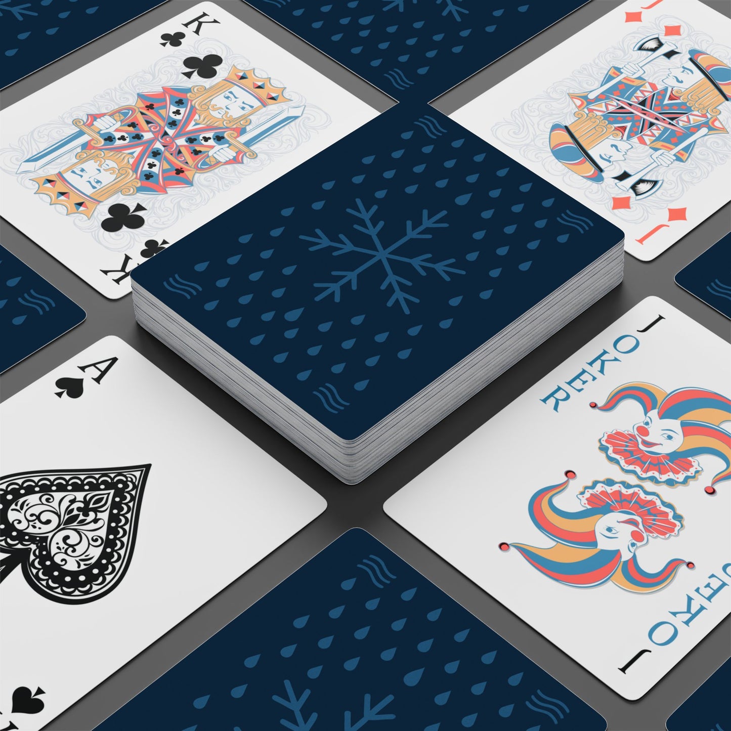 ♠️ Carta de Póker – Elemento Agua 🌊❄️