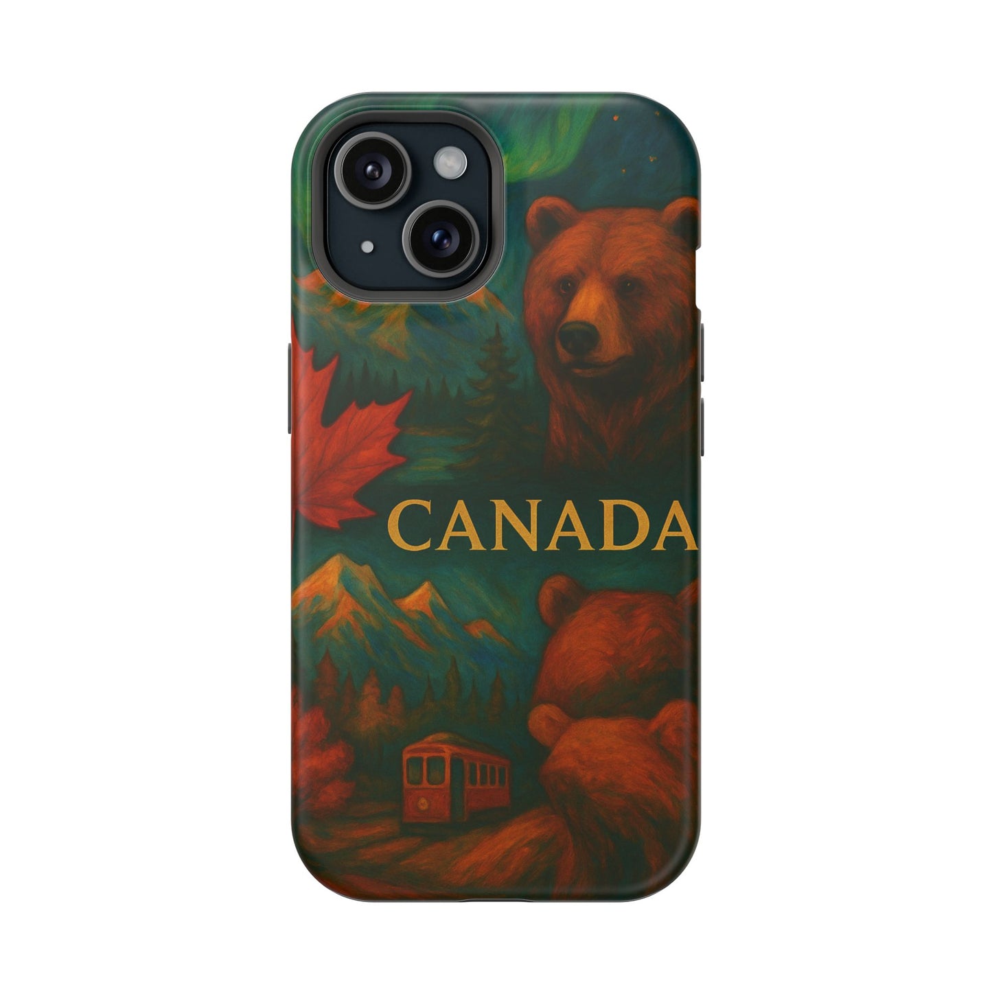 "Funda Magnética Reforzada Magnética Reforzada Canadá: Naturaleza Majestuosa y Espíritu Libre 🍁🏞️🦌"