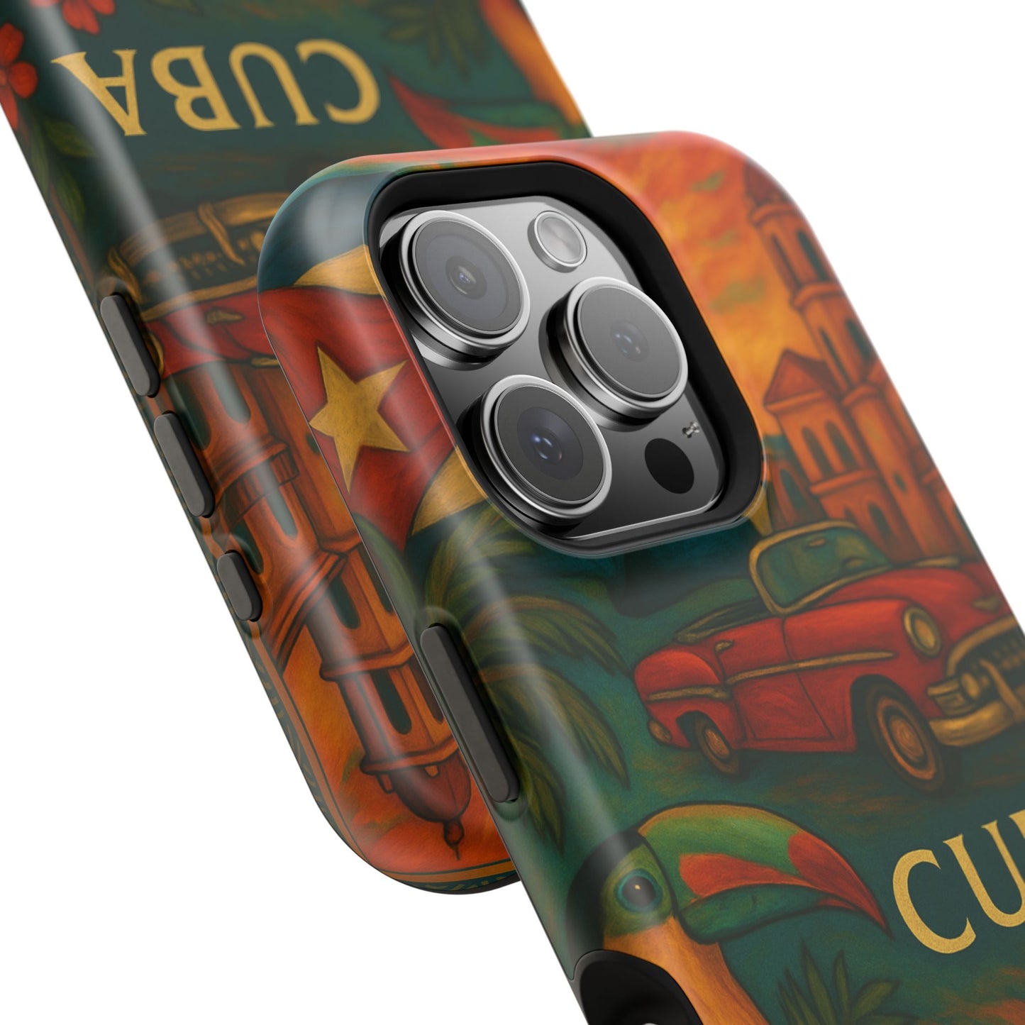 "Reinforced Magnetic Case Reinforced Magnetic Case Cuba: Rhythm, History and Caribbean Charm 🎺🚗🌴"