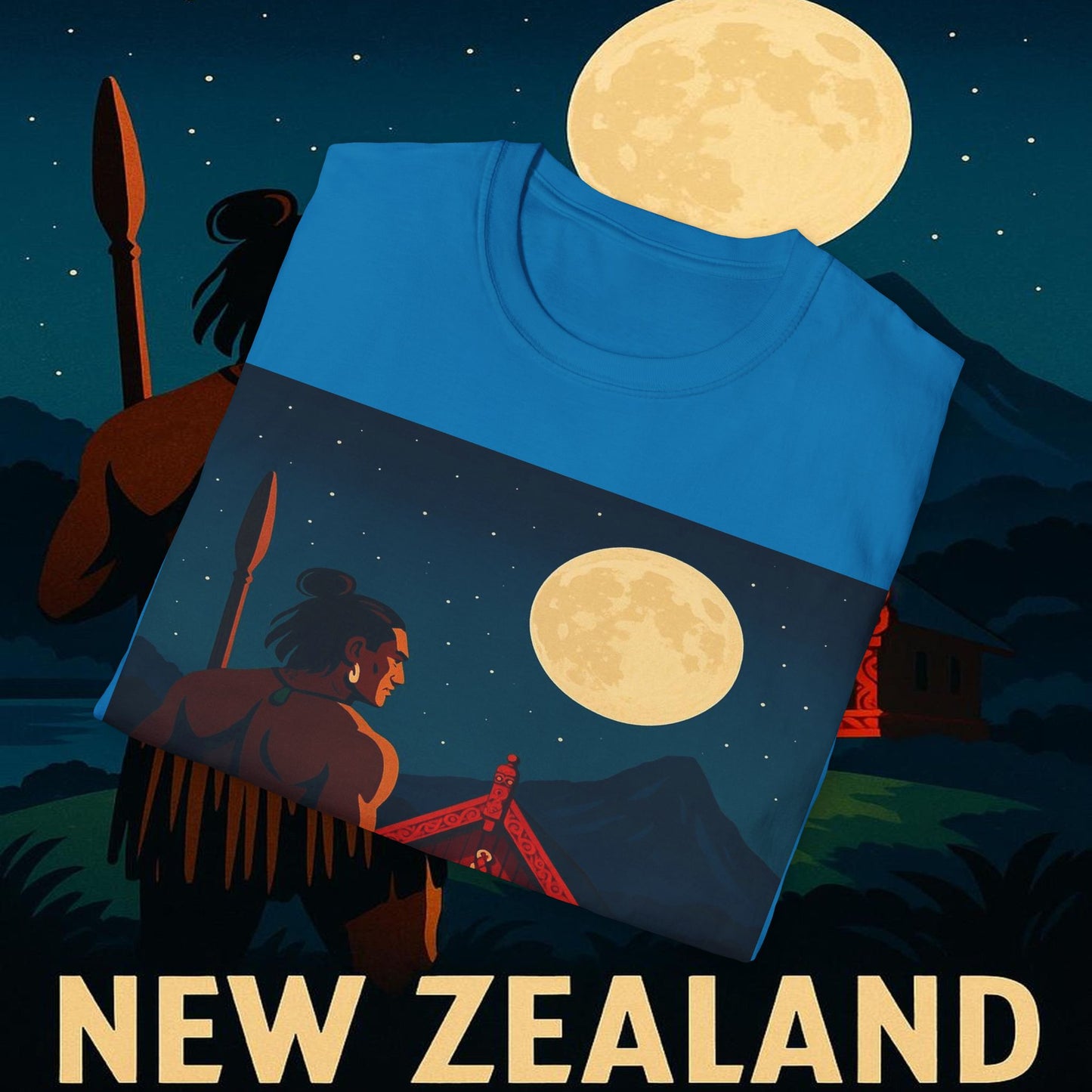 "Camiseta Nueva Zelanda 🏞️ – El paraíso de la naturaleza y la aventura"