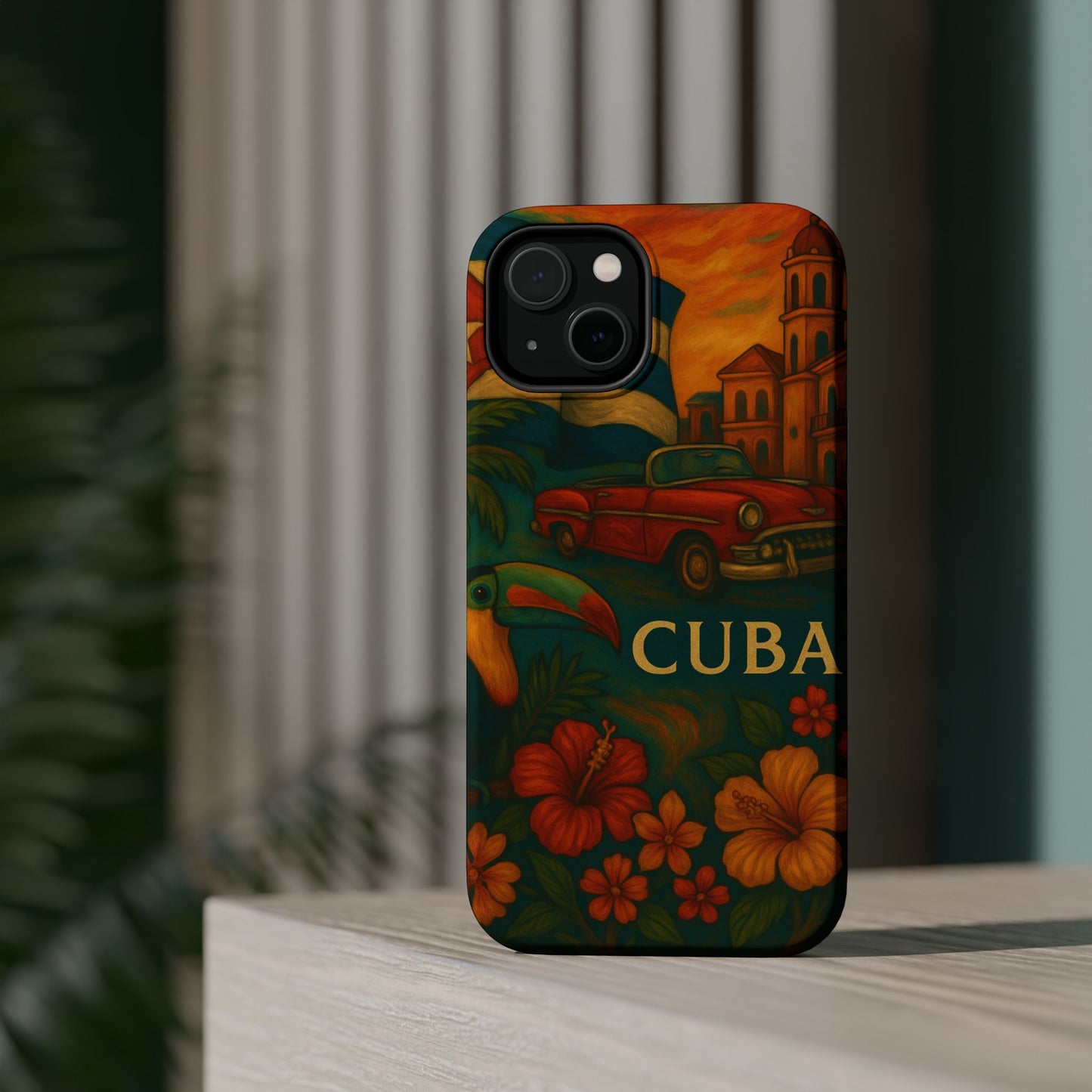 "Reinforced Magnetic Case Reinforced Magnetic Case Cuba: Rhythm, History and Caribbean Charm 🎺🚗🌴"