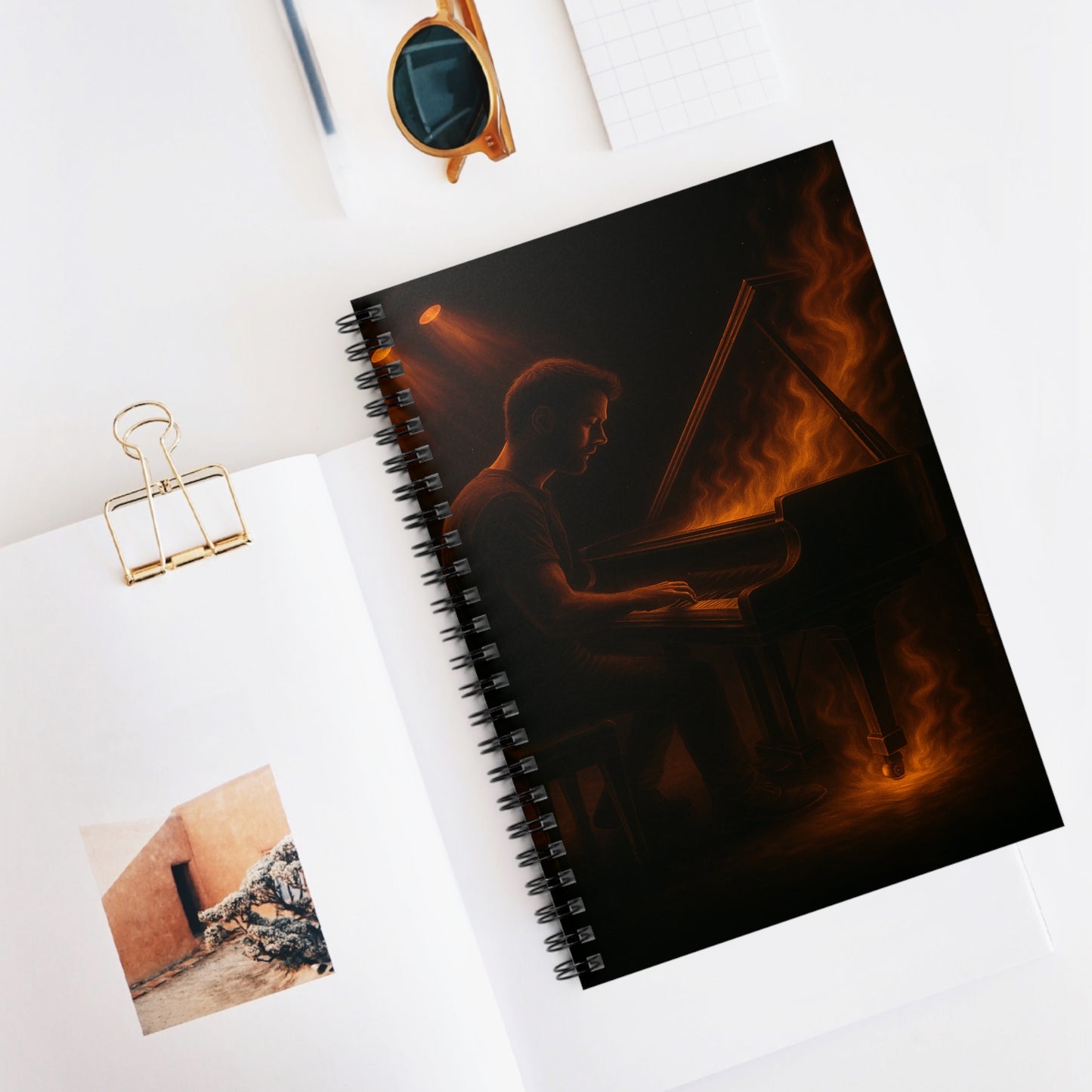 "libreta piano 🎹🔥Cuando las manos arden… el alma canta.” 🔥🎹