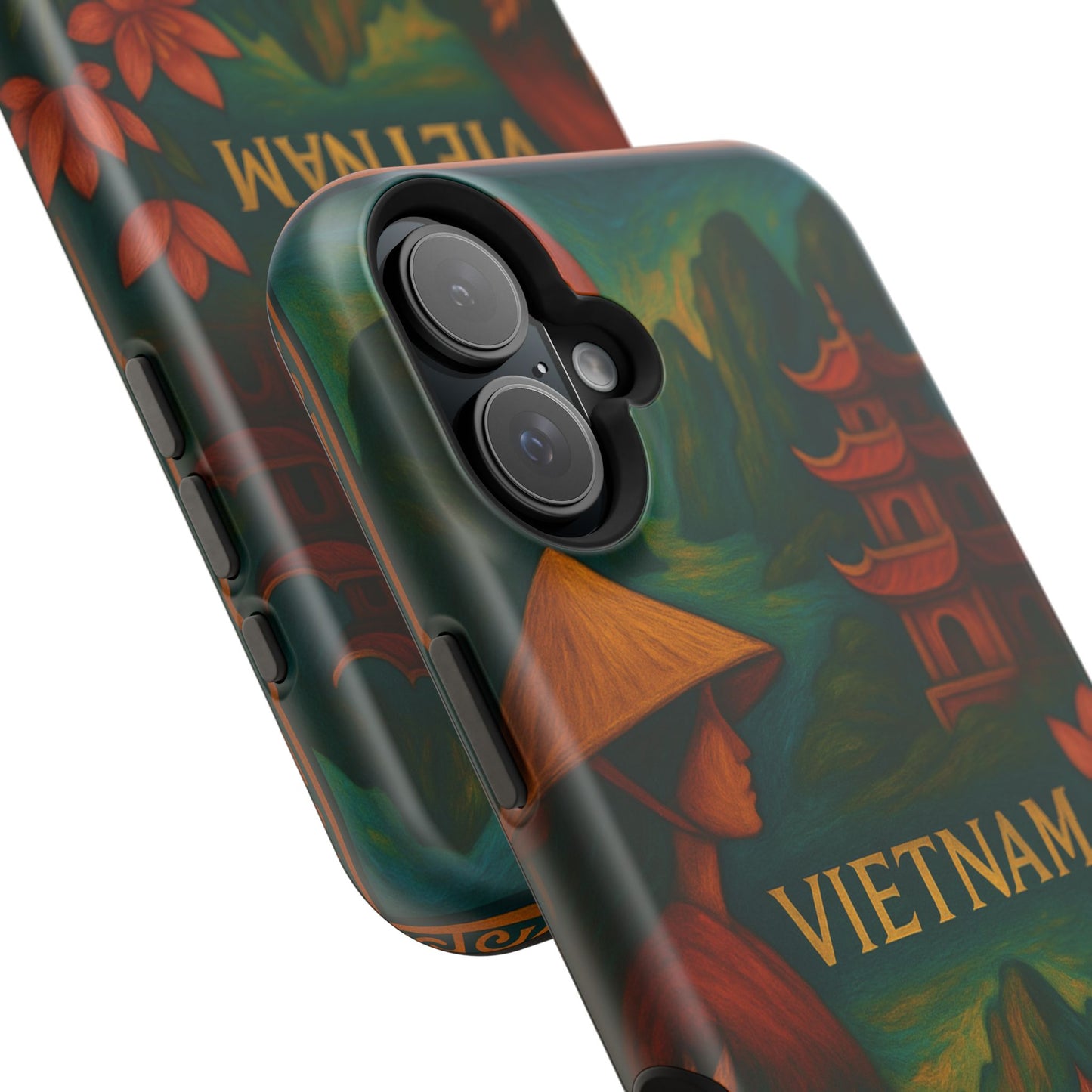 "Reinforced Magnetic Case Vietnam: Tradition, Nature and Ancestral Legends 🎋🏯🐉"
