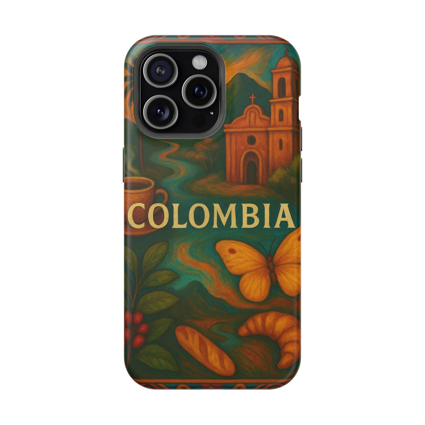 "Funda Magnética Reforzada Colombia: Magia de Colores, Café y Tradición ☕🎨🌄"