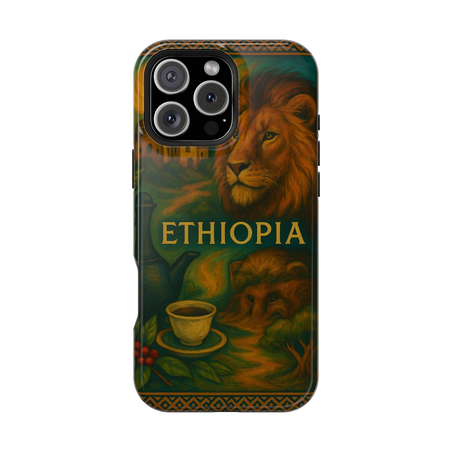 "Reinforced Magnetic Case Ethiopia – Sacred Land and Ancestral Soul"