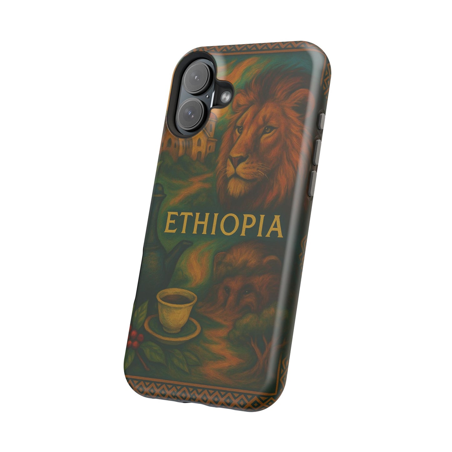 "Reinforced Magnetic Case Ethiopia – Sacred Land and Ancestral Soul"