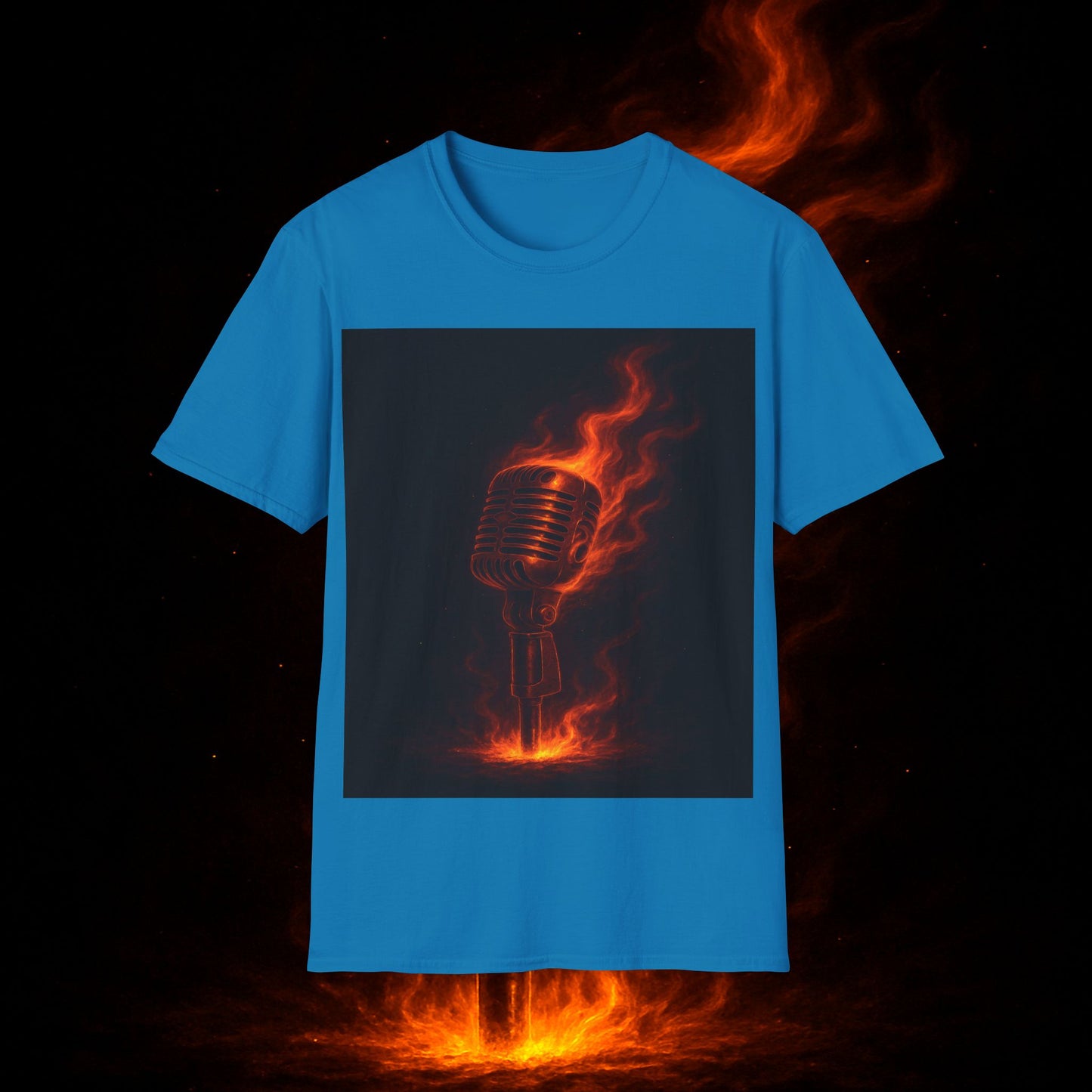 "Camiseta voz 🎤🔥Dilo con fuego. Cántalo con alma.” 🔥🎤