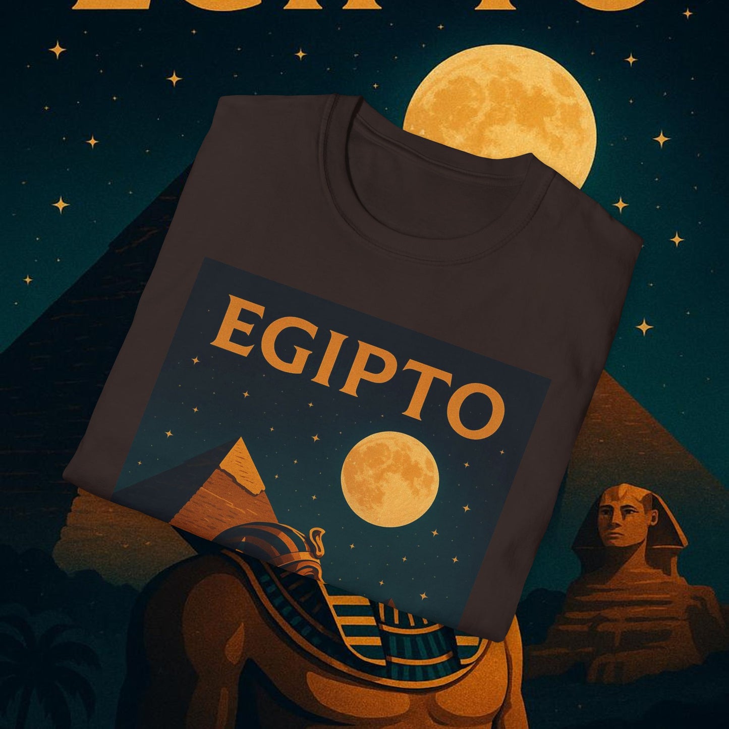 "Camiseta Egipto Misterio Dorado del Nilo 🏺🌅🐫"