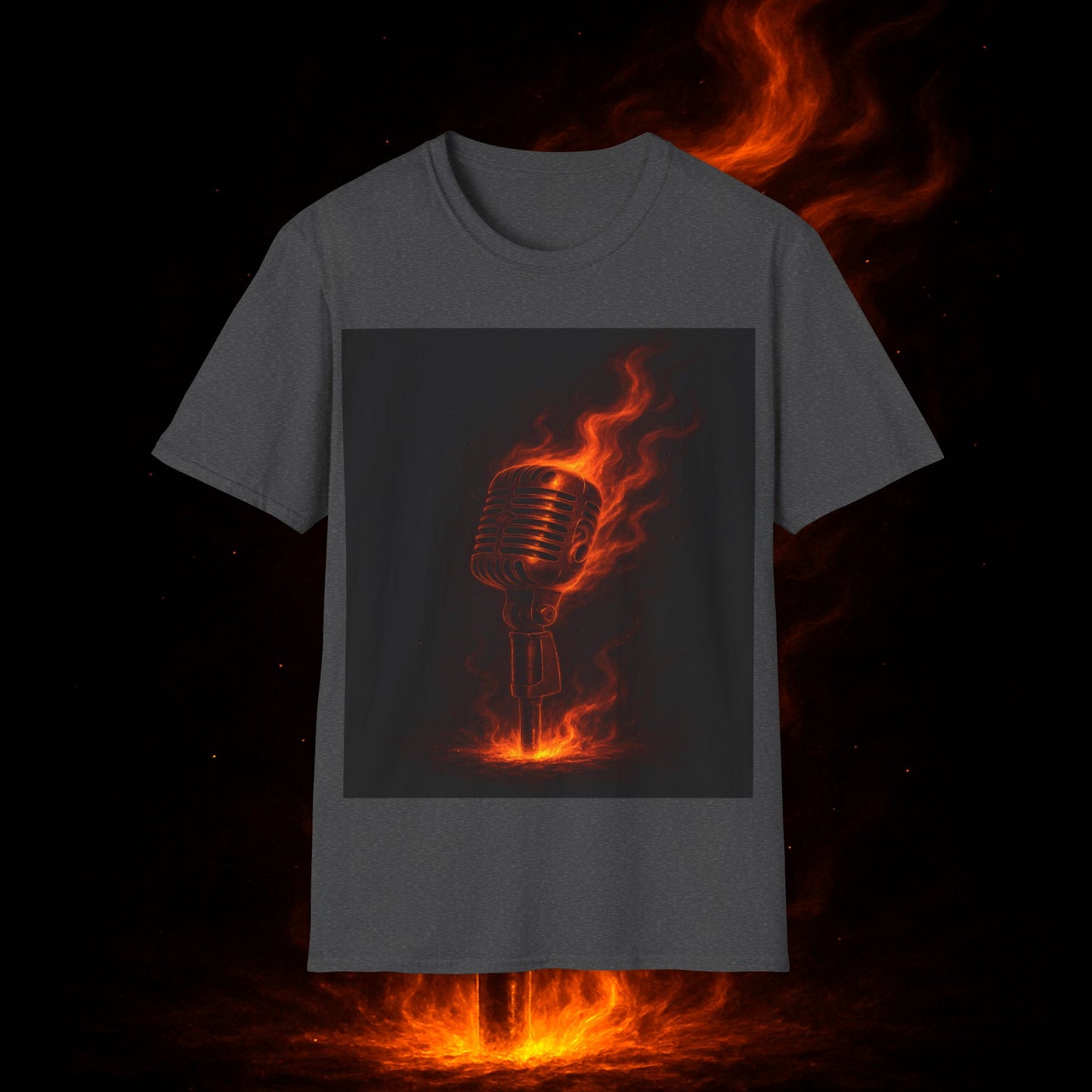 "Camiseta voz 🎤🔥Dilo con fuego. Cántalo con alma.” 🔥🎤