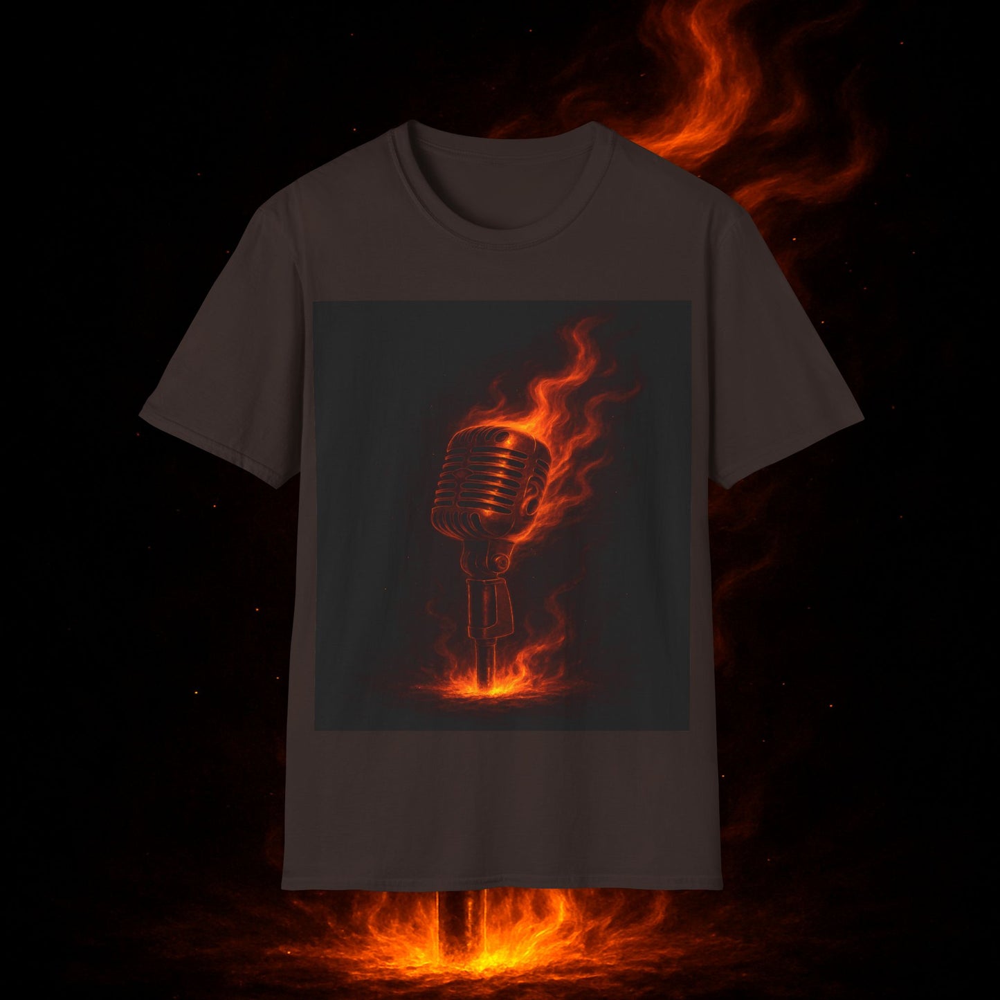 "Camiseta voz 🎤🔥Dilo con fuego. Cántalo con alma.” 🔥🎤