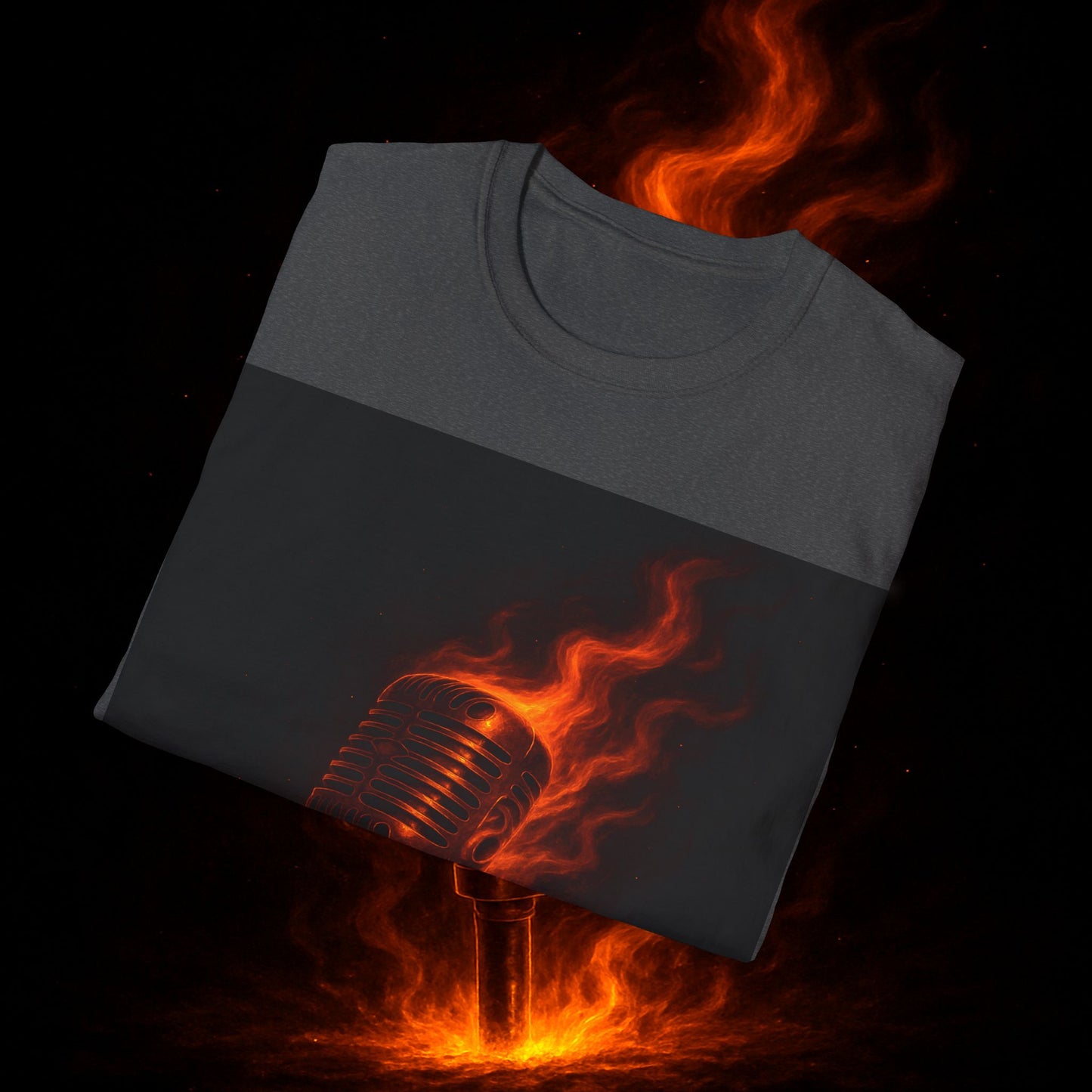 "Camiseta voz 🎤🔥Dilo con fuego. Cántalo con alma.” 🔥🎤