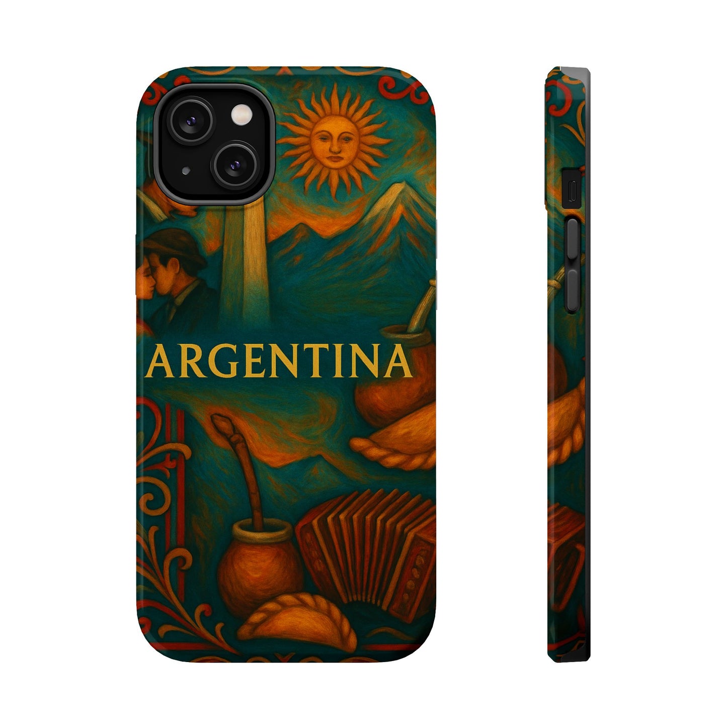 "Funda Magnética Reforzada Argentina: Pasión, Tradición y Tierra de Sueños🔥🏞️"