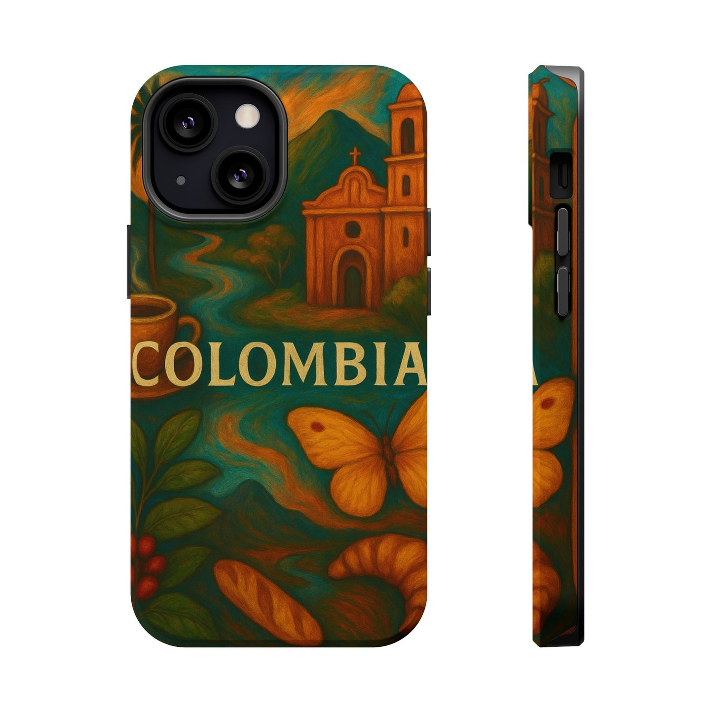 "Funda Magnética Reforzada Colombia: Magia de Colores, Café y Tradición ☕🎨🌄"