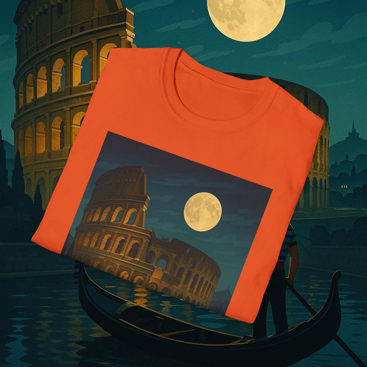 "Camiseta Italia: Arte, Pasión y Sabores Eternos 🎨🍝🏛️"