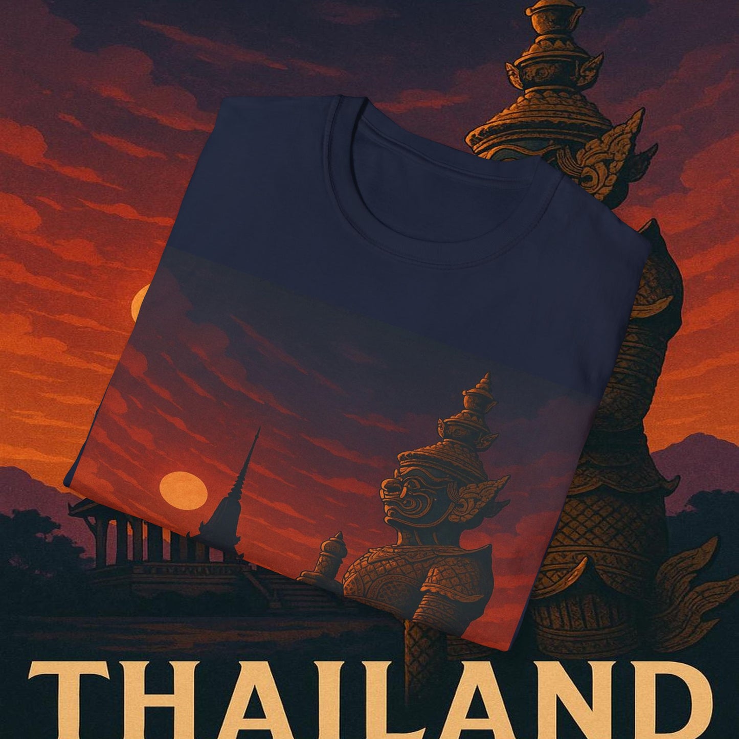 "Camiseta Thailand🌴 – El Reino de las Sonrisas y la Aventura"
