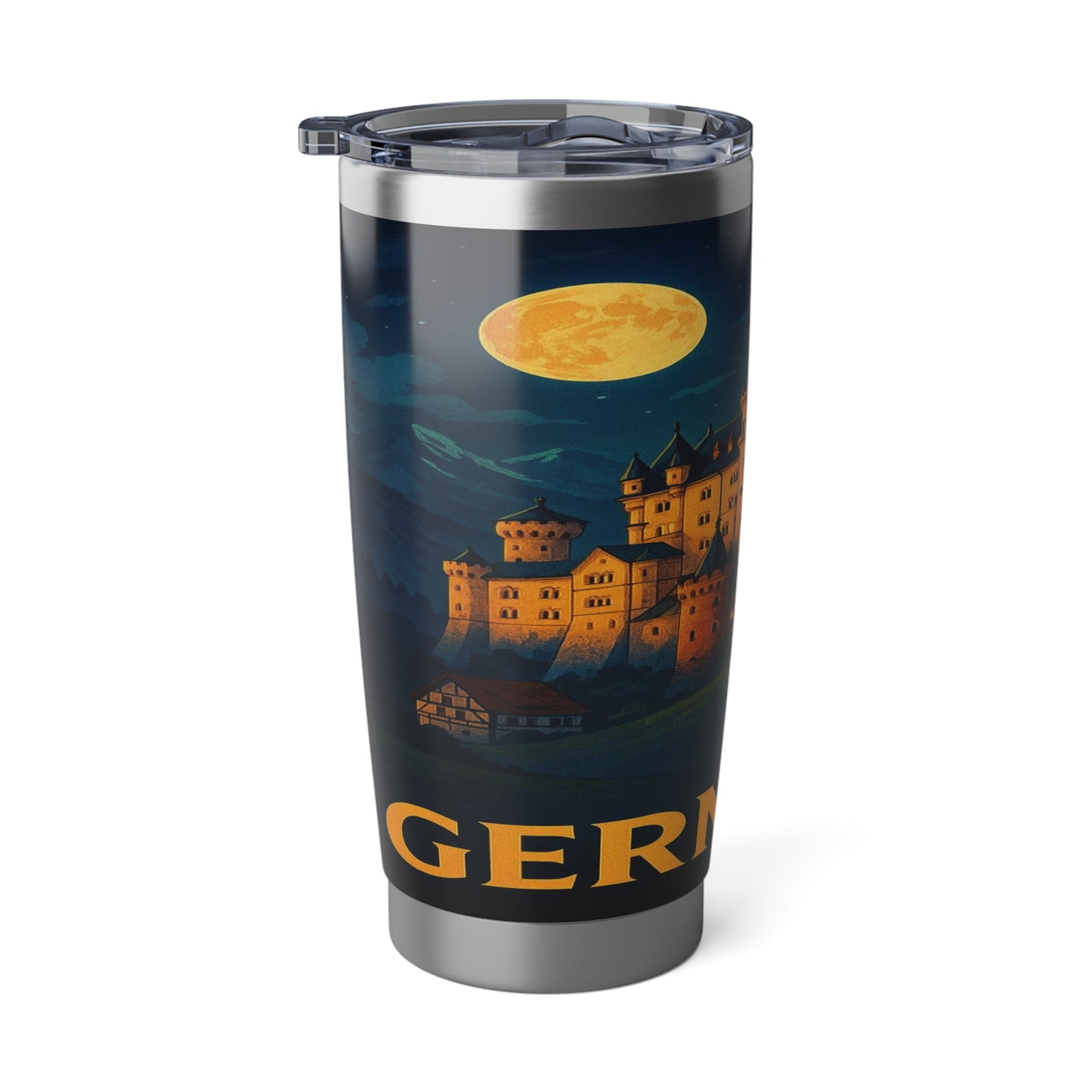 "Vaso Térmico Vagabond 20oz Alemania: Fortaleza, Historia y Tradición 🎖️🏰🍺"