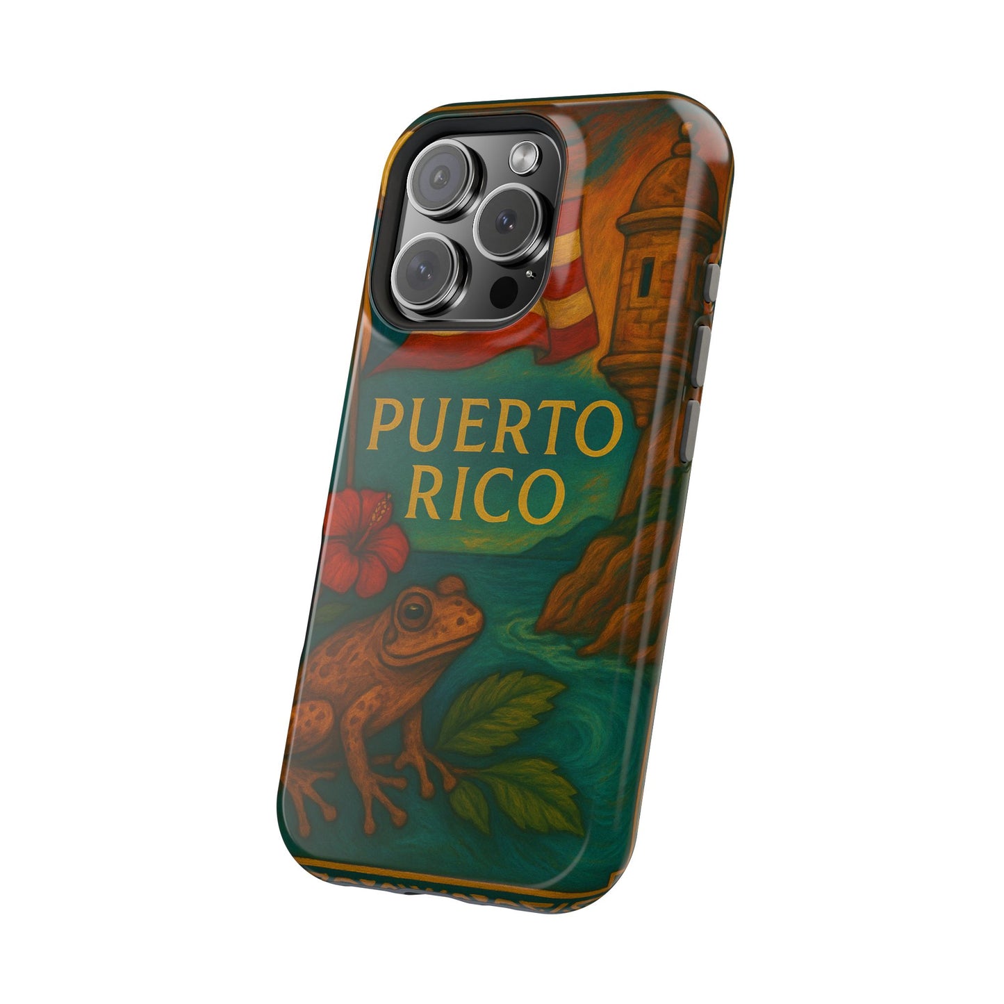 "Reinforced Magnetic Case Puerto Rico – Caribbean rhythm, soul, and color"